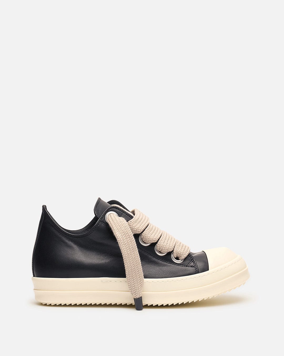 Оригінальна Jumbolace Low Sneaks In Black Rick owens – боковий вид