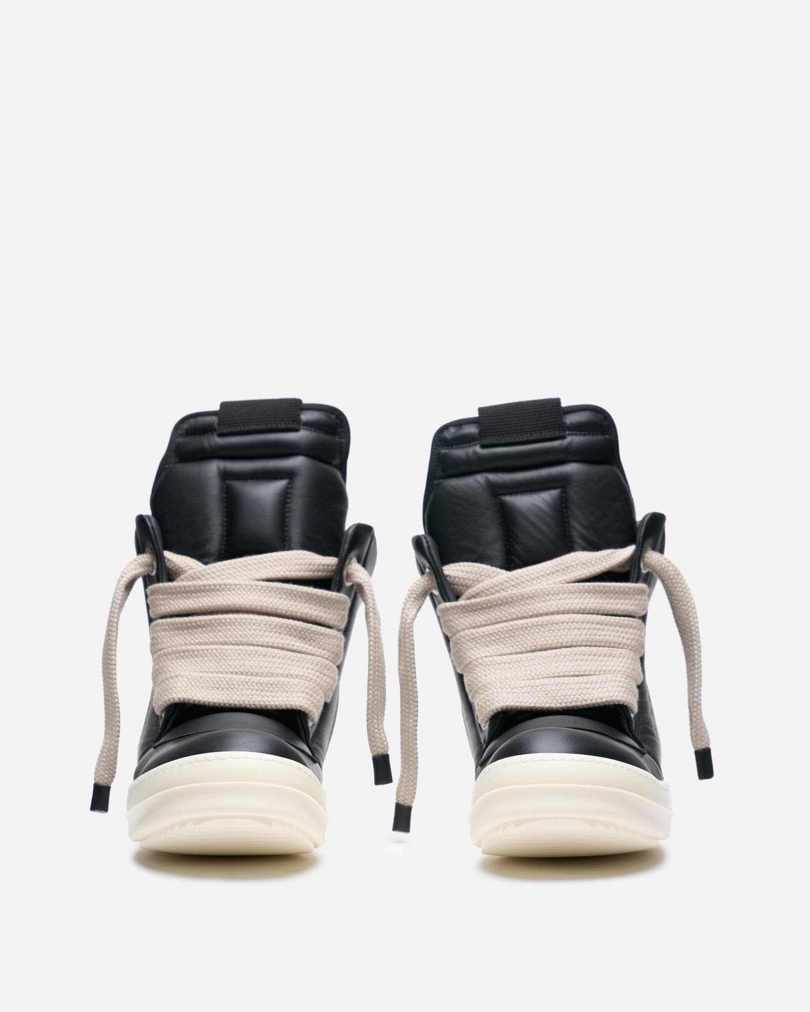 Оригінальна Jumbolaced Geobasket In Black Rick owens – детальний вид