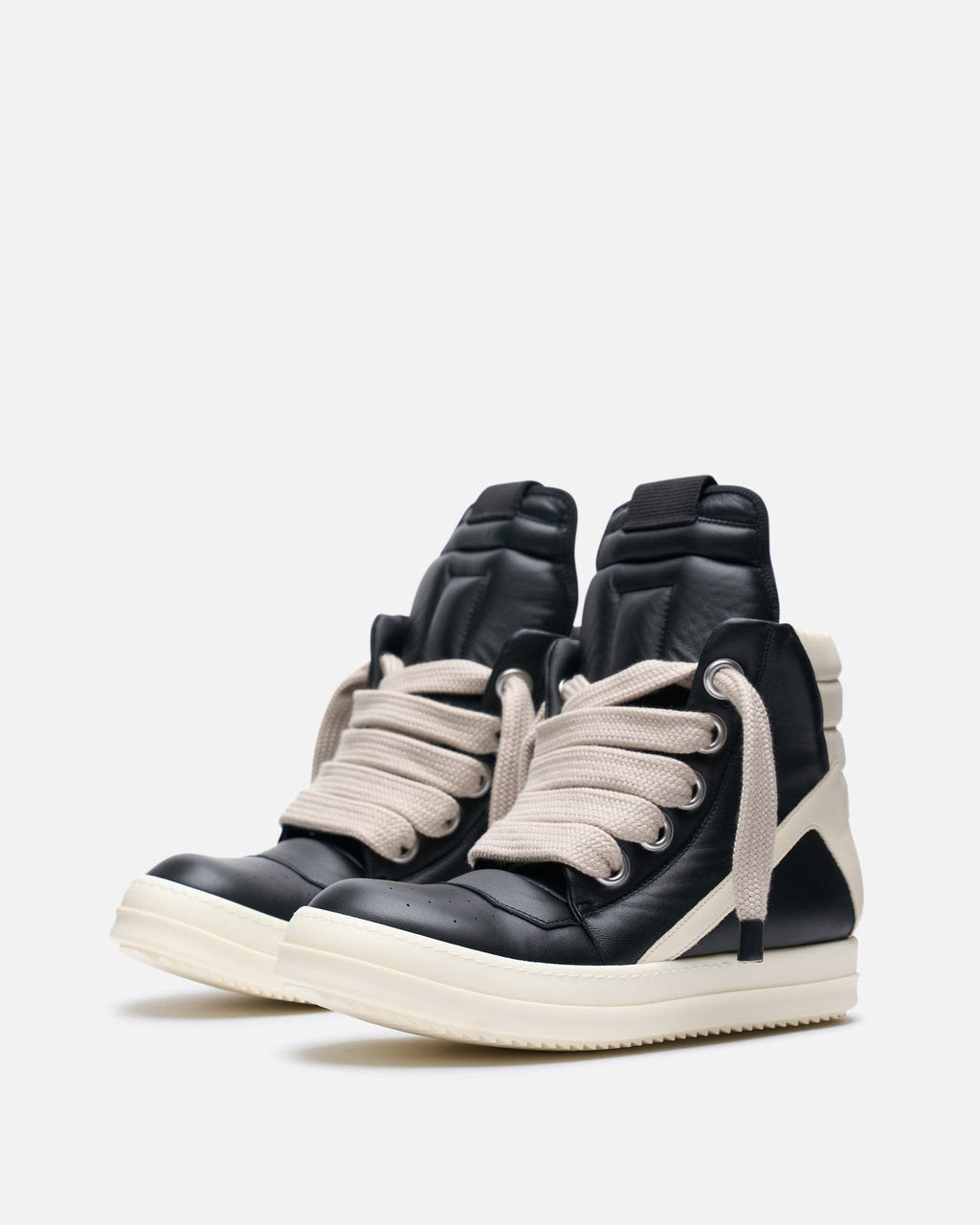 Оригінальна Jumbolaced Geobasket In Black Rick owens – вид ззаду