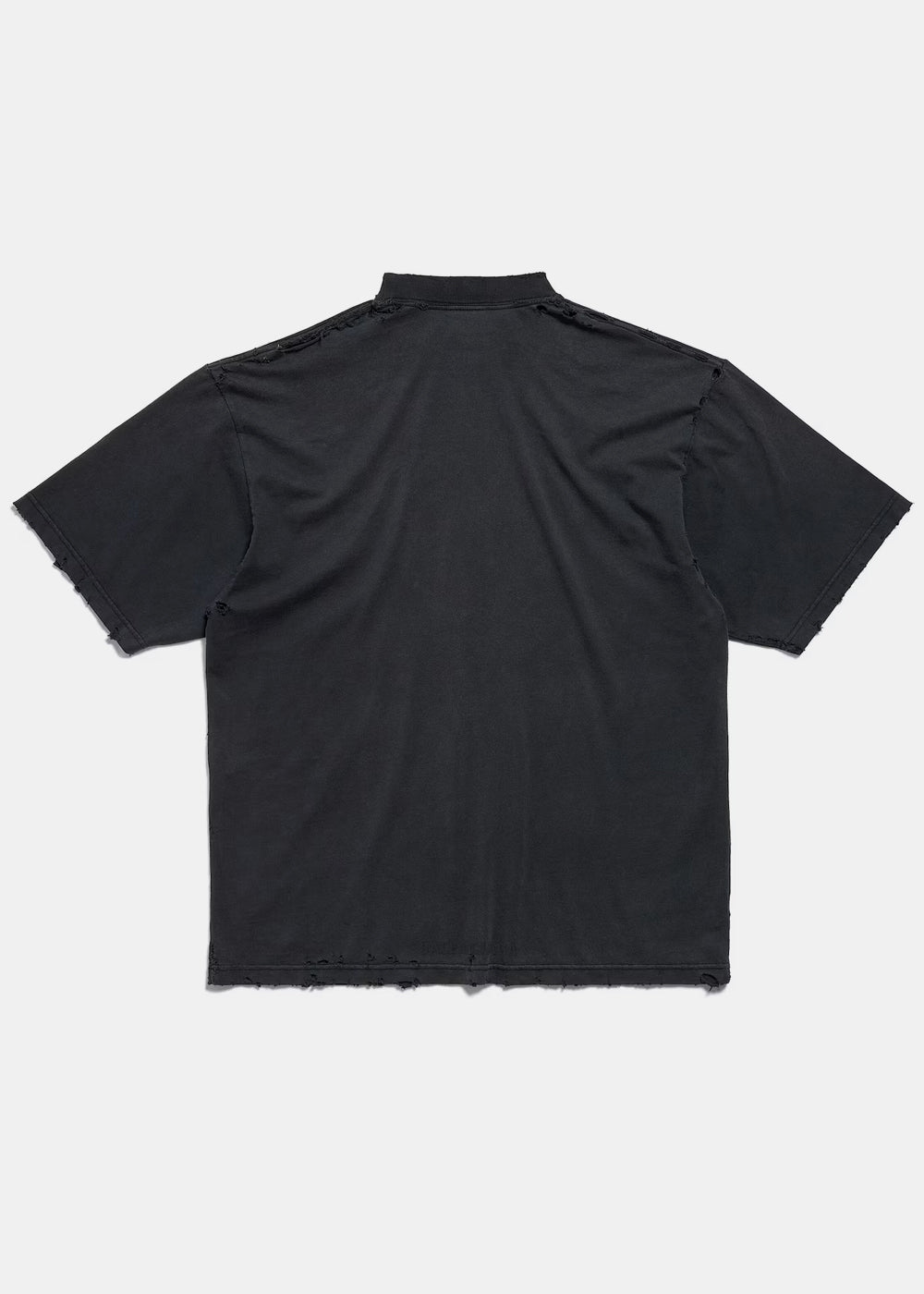 Оригінальна Faded Black Paris Liberty T-Shirt Balenciaga – вид ззаду