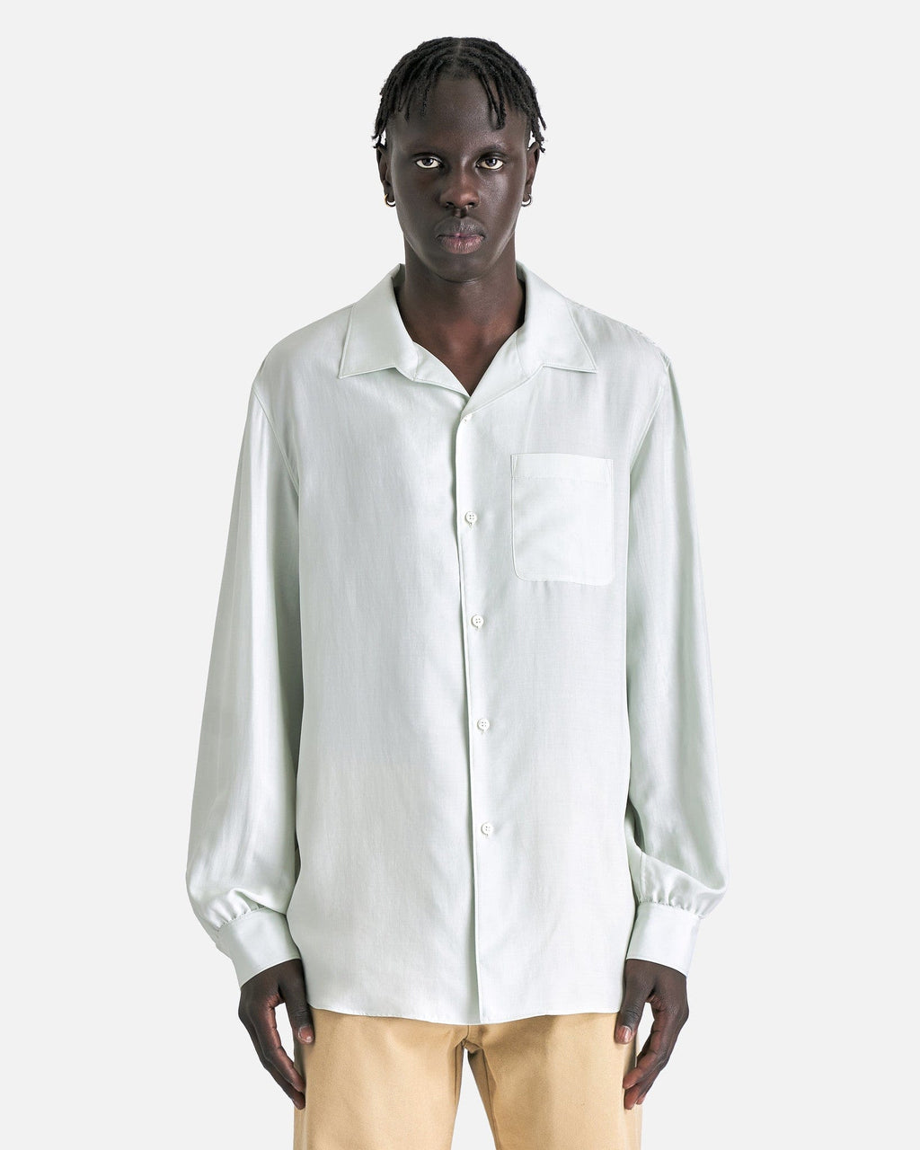 Оригінальна Kiton Shirt In Ice The row – боковий вид