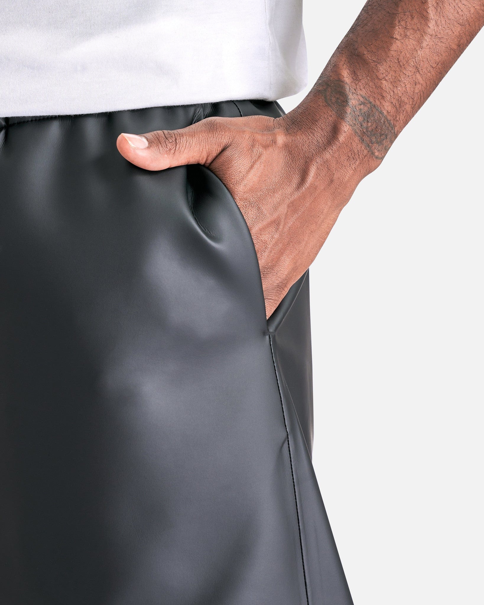 Knee Pleat Wide Leg Pant In Black Fear of god – Гарантія оригінальності – детальний вид
