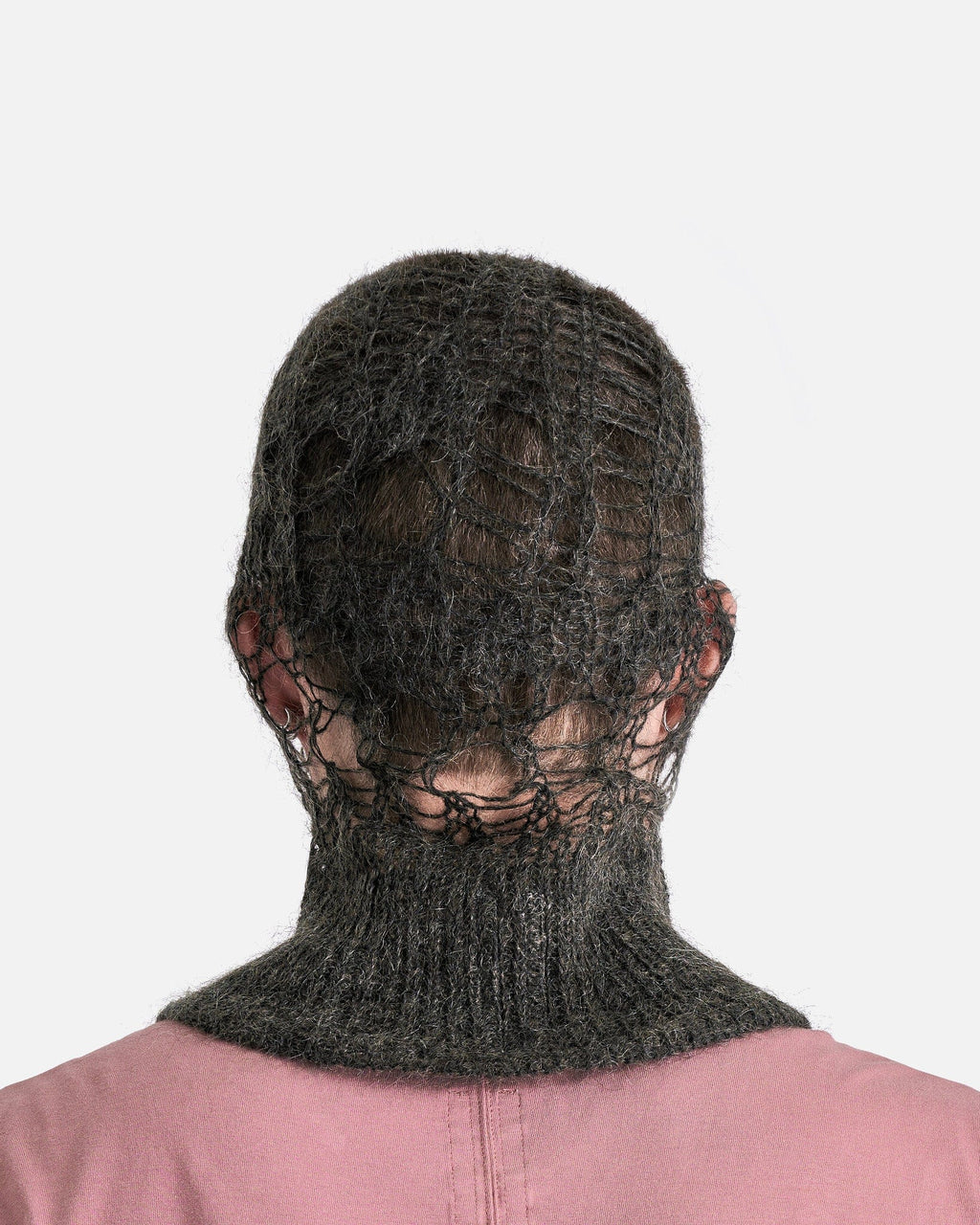 Оригінальна Knit Balaclava In Dark Dust Rick owens – детальний вид
