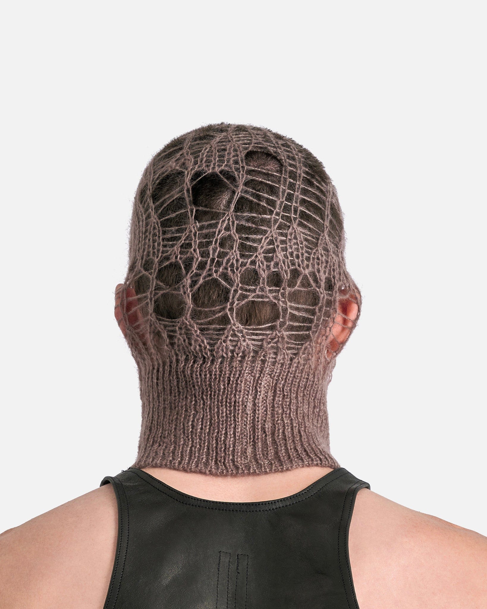Knit Balaclava In Dust Rick owens – Гарантія оригінальності – детальний вид