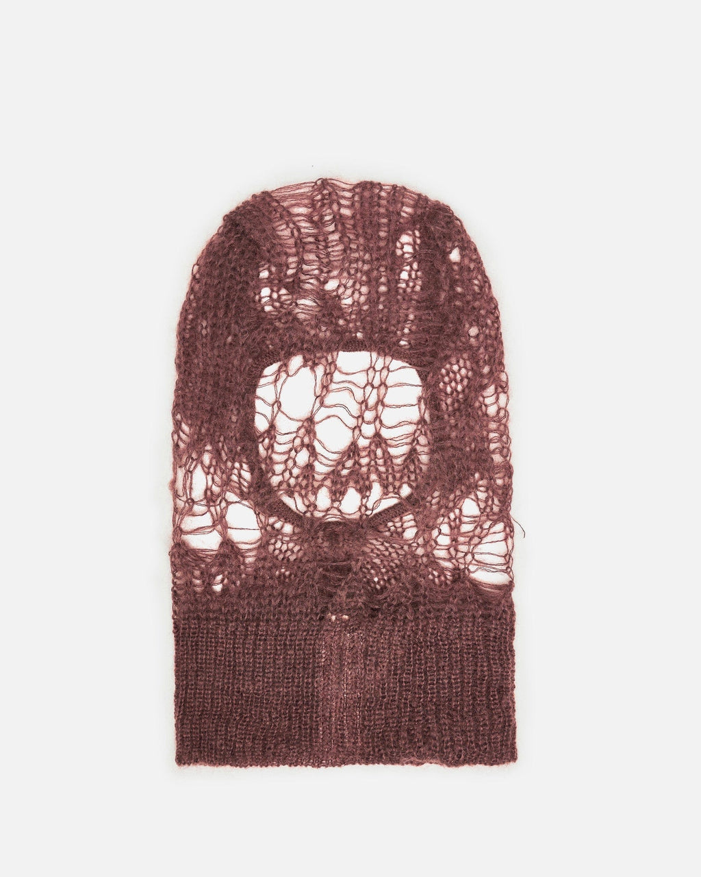 Knit Balaclava In Henna Rick owens оригінал – Купити в Україні – боковий вид