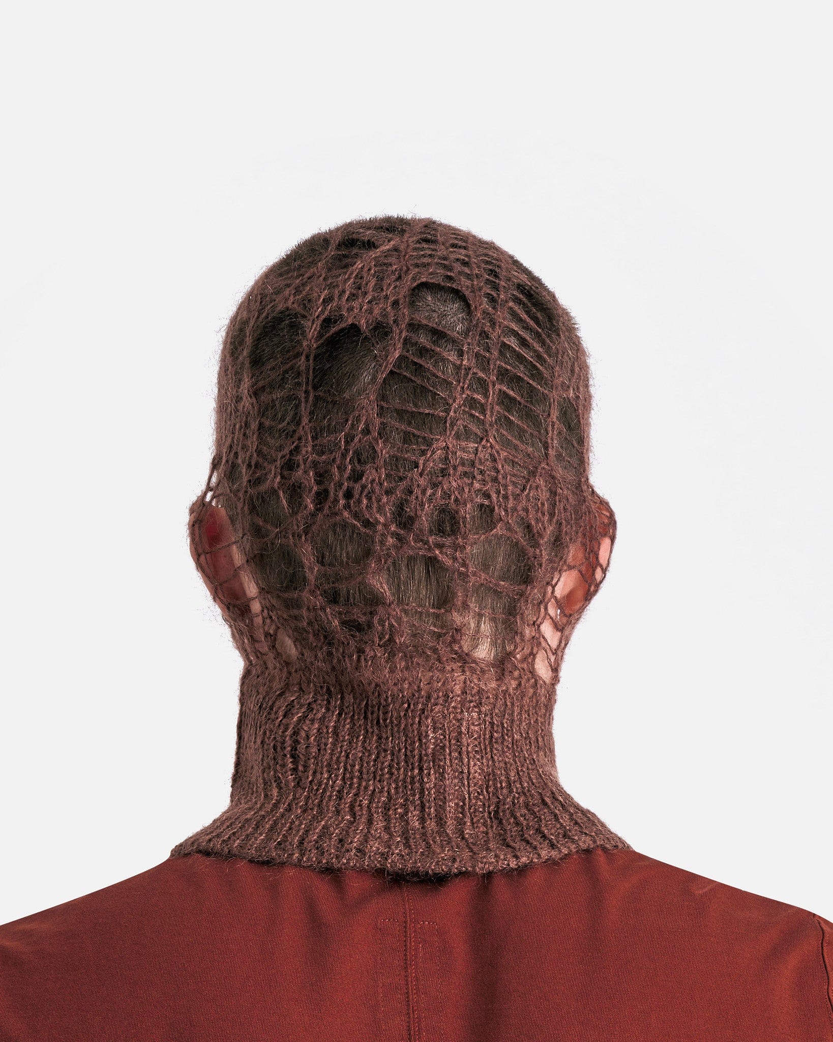 Knit Balaclava In Henna Rick owens оригінал – Купити в Україні – детальний вид