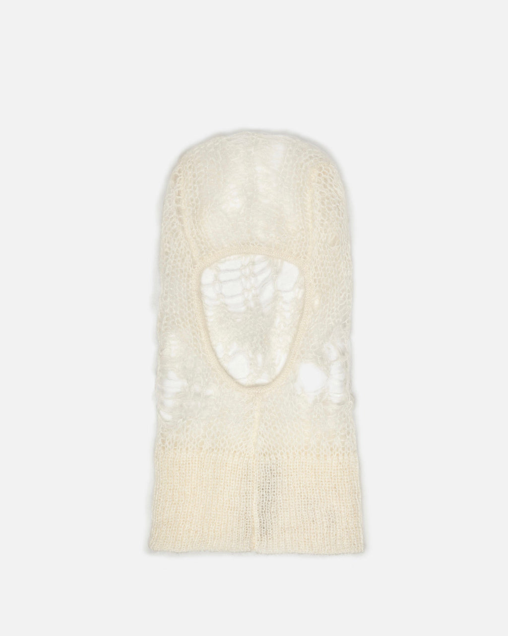Knit Balaclava In Milk Rick owens оригінал – Купити в Україні – боковий вид