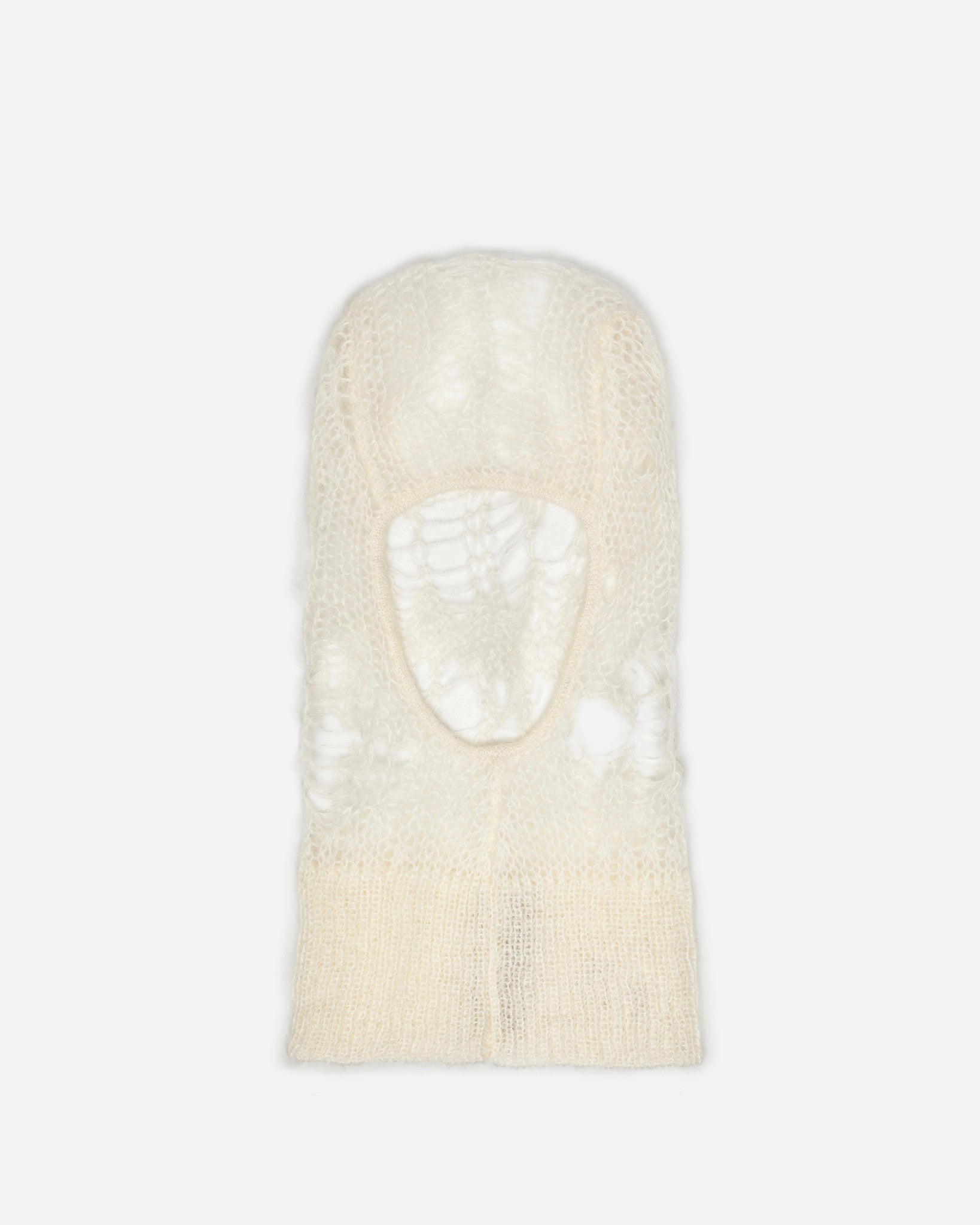 Knit Balaclava In Milk Rick owens оригінал – Купити в Україні – боковий вид