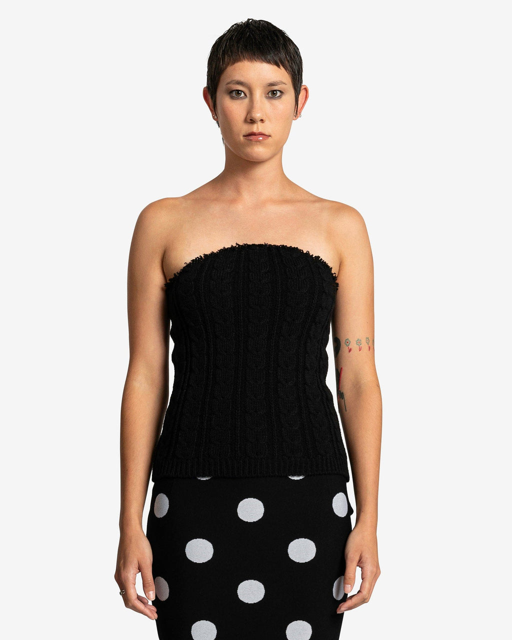 Knit Belt In Black Maison margiela оригінал – Купити в Україні – боковий вид