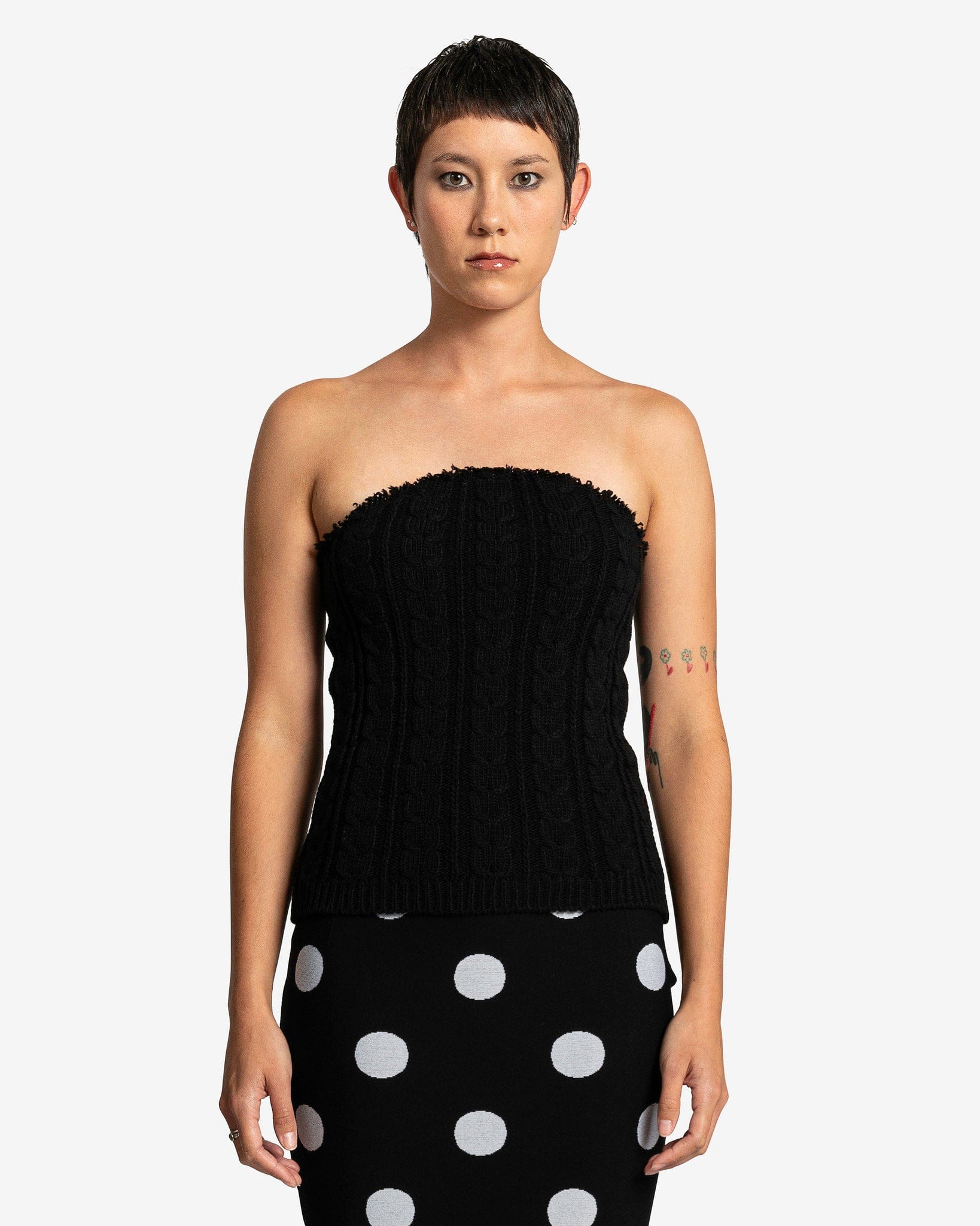 Knit Belt In Black Maison margiela оригінал – Купити в Україні – боковий вид