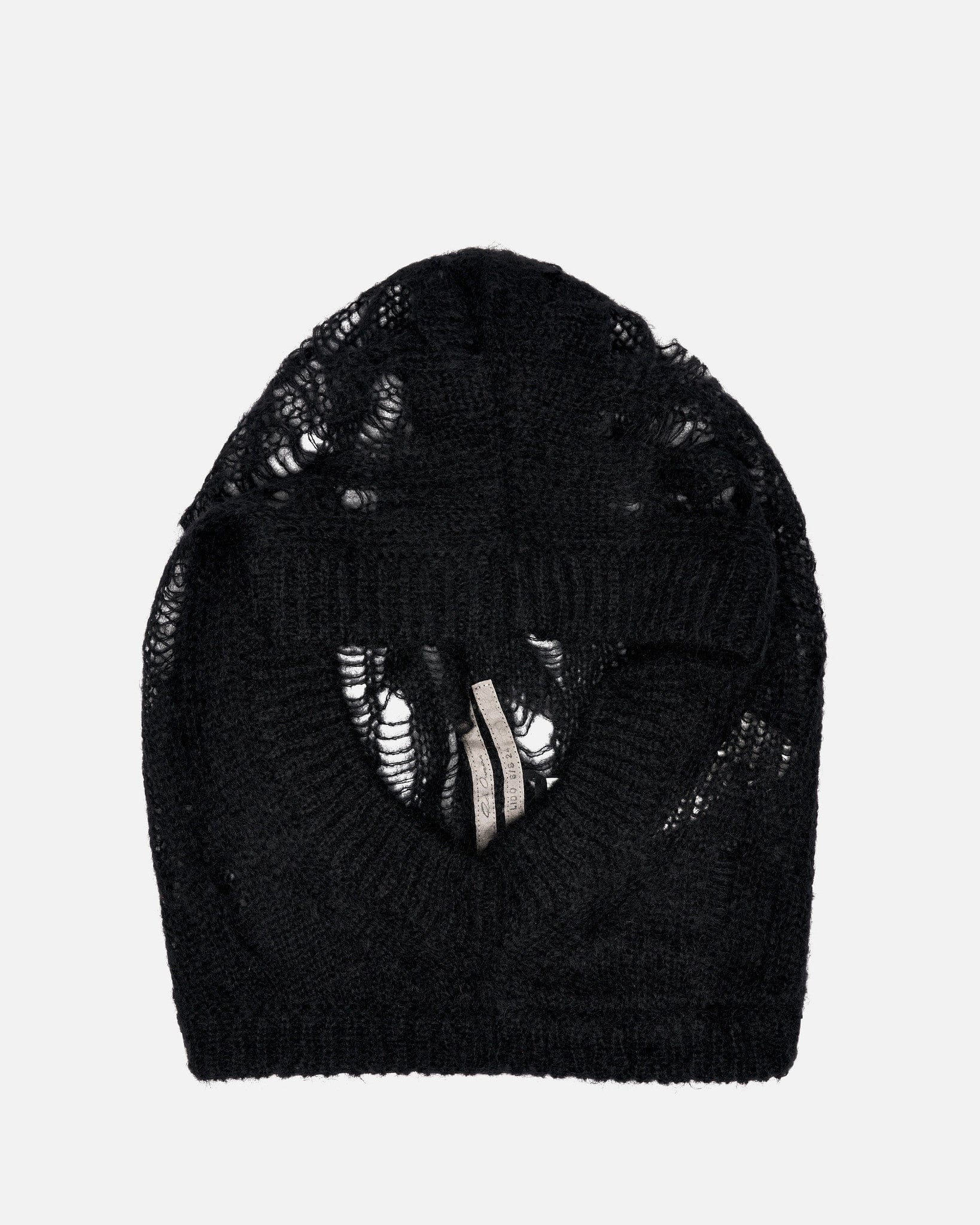 Knit Hood In Black Rick owens – Гарантія оригінальності – боковий вид