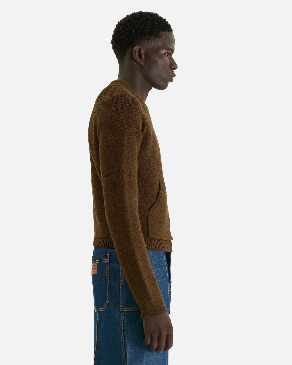 Knit Pullover In Brown Acne studios – Гарантія оригінальності – вид ззаду