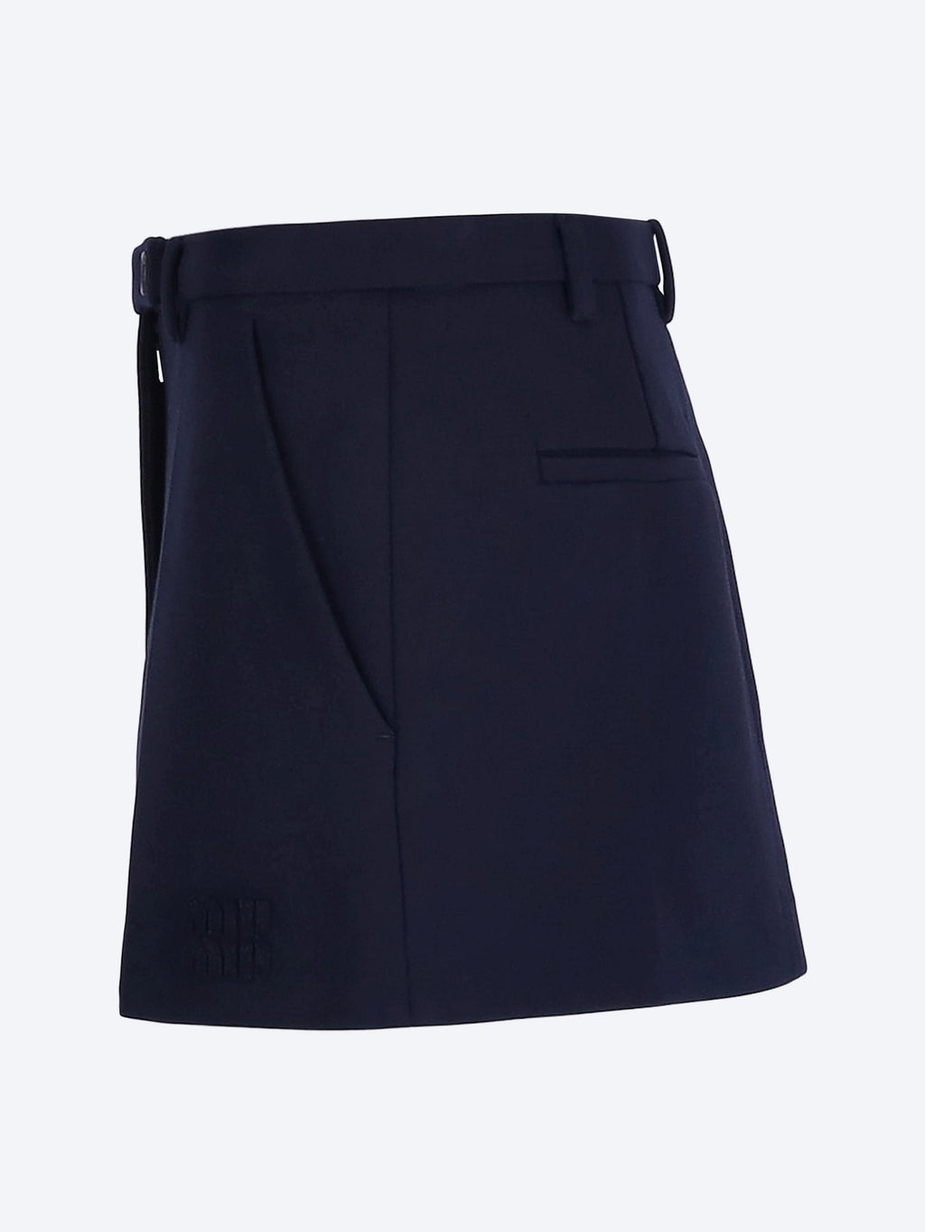 Оригінальна Knitted Fabric Skirt Miu miu – вид ззаду