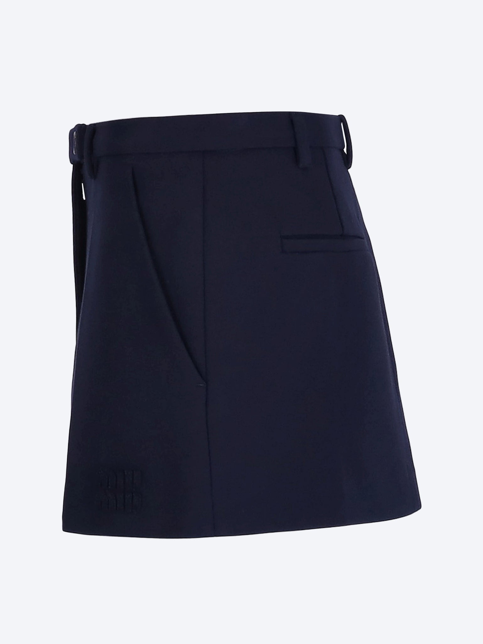 Оригінальна Knitted Fabric Skirt Miu miu – вид ззаду