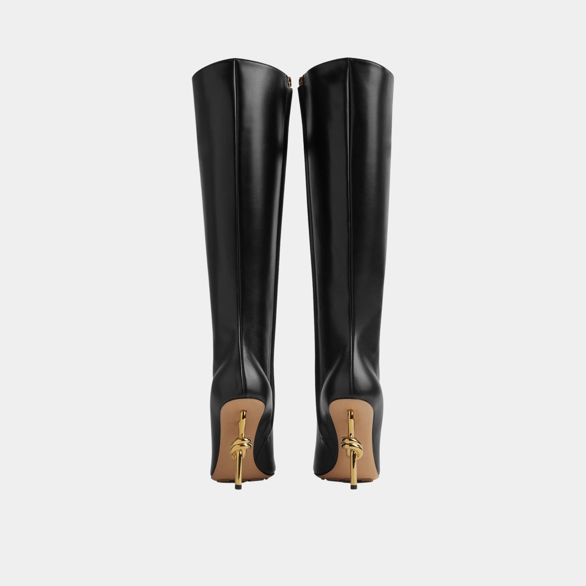 Knot Knee-High Boot Calfskin Leather Bottega veneta оригінал – Купити в Україні – детальний вид