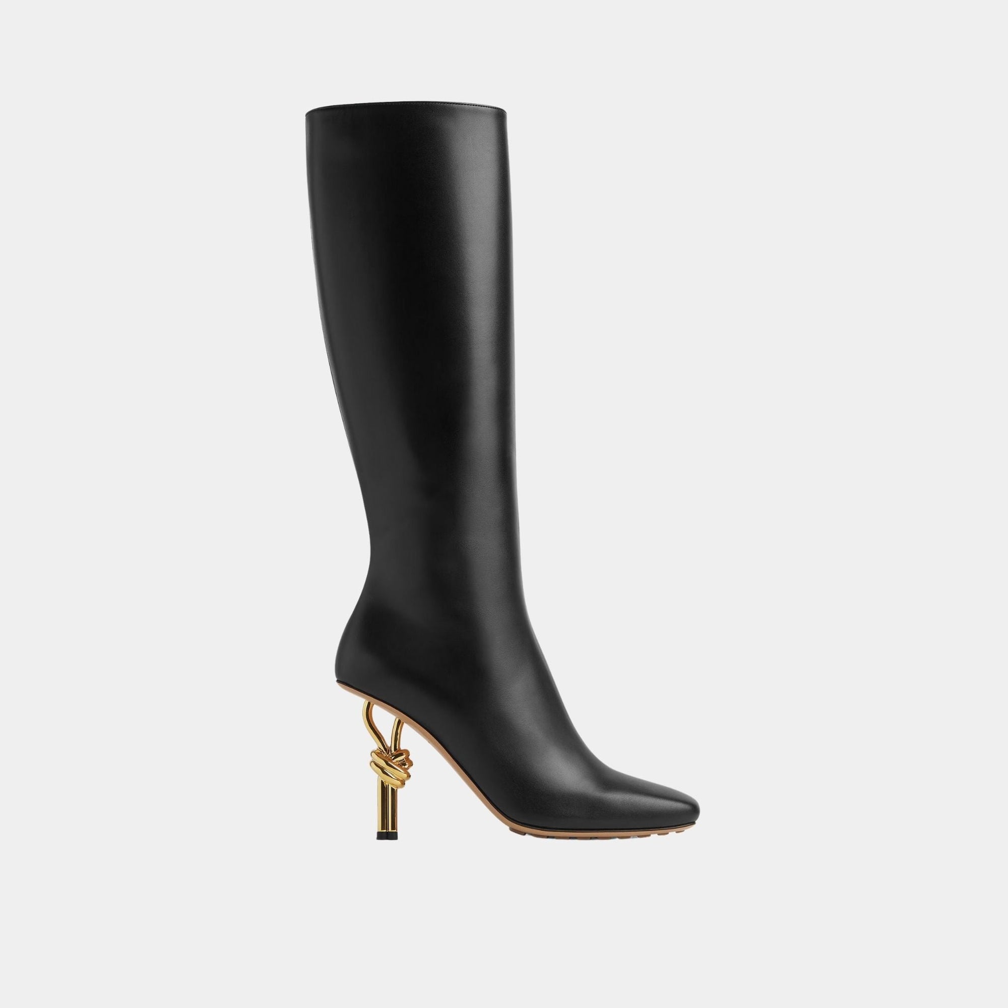Knot Knee-High Boot Calfskin Leather Bottega veneta оригінал – Купити в Україні – боковий вид