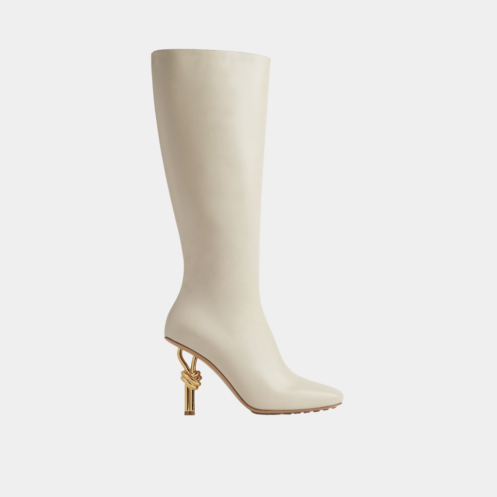 Knot Knee-High Boot Calfskin Leather Bottega veneta оригінал – Купити в Україні – збільшений вид