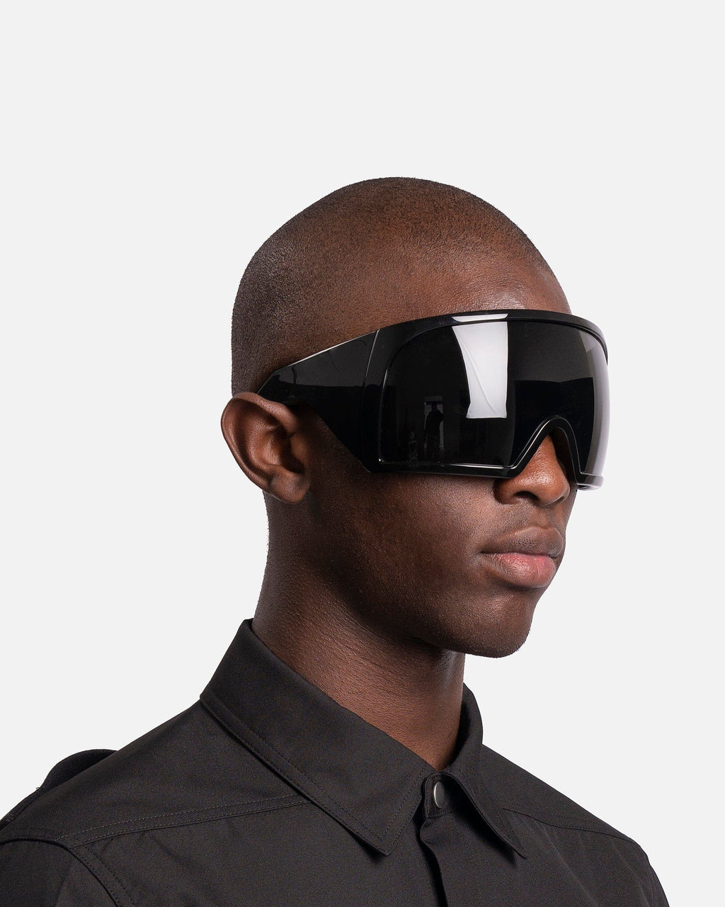 Оригінальна Kriester Sunglasses In Black Rick owens – вид ззаду