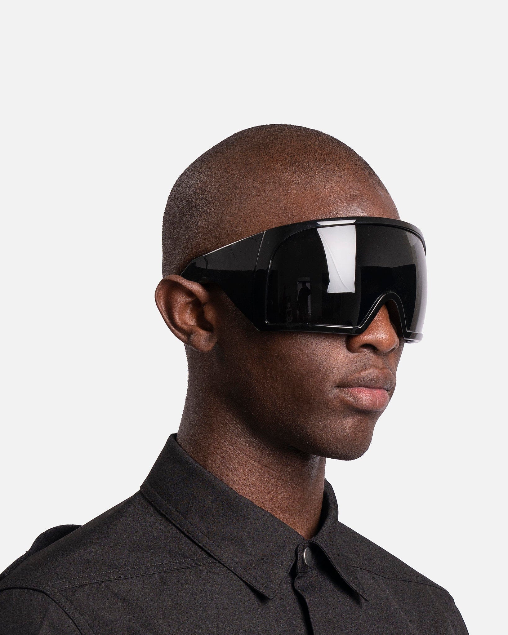 Оригінальна Kriester Sunglasses In Black Rick owens – вид ззаду