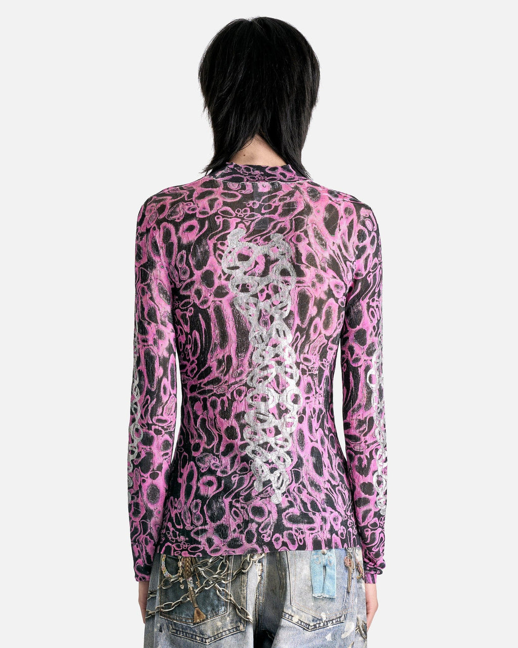 Kroggy Frog Print Sweater In Orchid Purple Acne studios оригінал – Купити в Україні – детальний вид