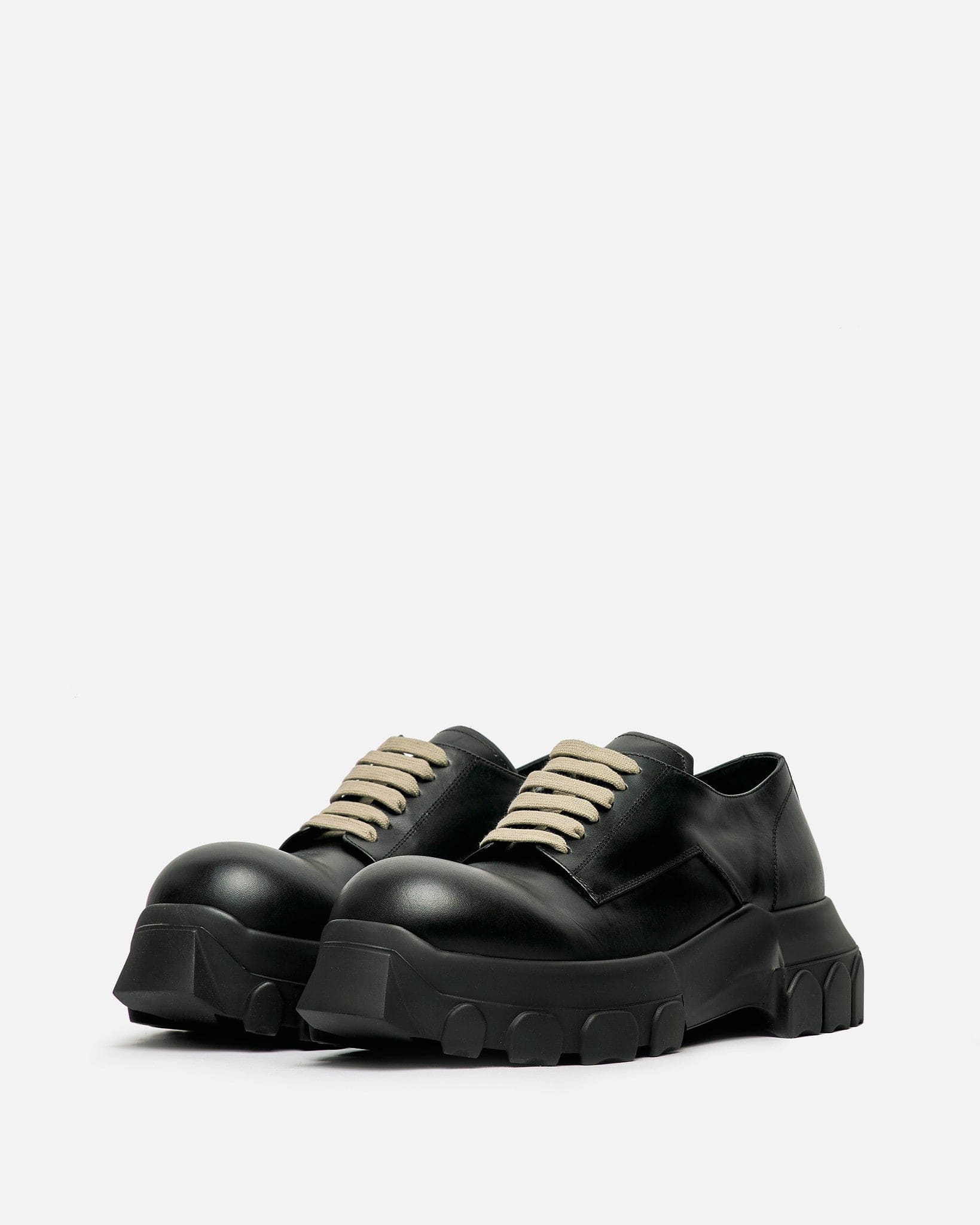 Laceup Bozo Tractor In Black Rick owens оригінал – Купити в Україні – вид ззаду