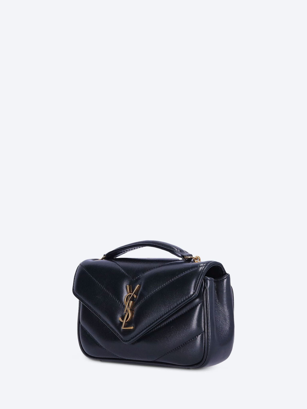 Loulou Mini Lambskin Shoulder Bag Saint laurent – Гарантія оригінальності – вид ззаду