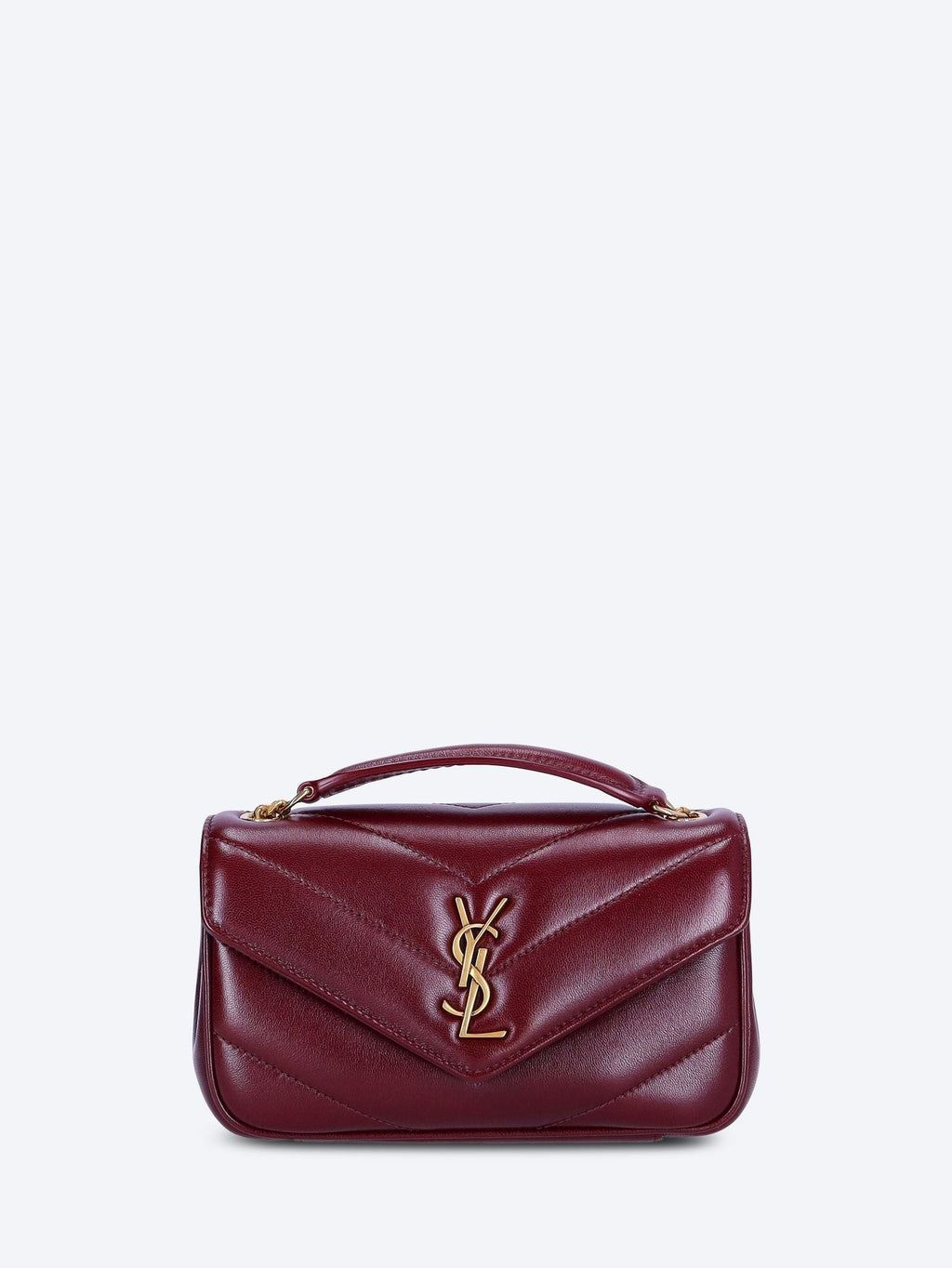 Lambskin Loulou Mini Bag Saint laurent оригінал – Купити в Україні – боковий вид