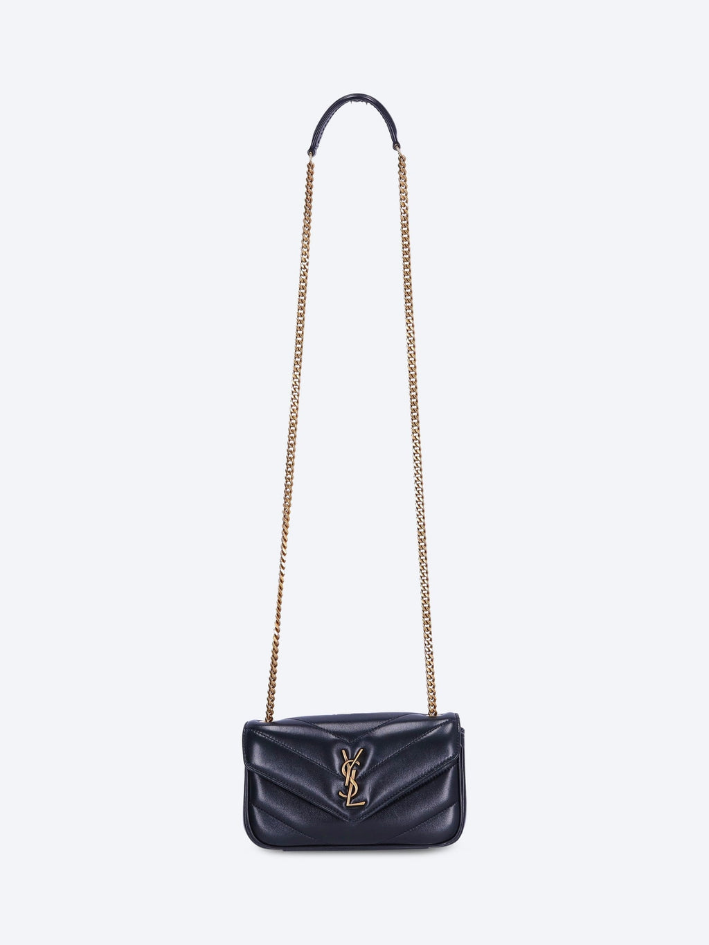 Loulou Mini Lambskin Shoulder Bag Saint laurent – Гарантія оригінальності – детальний вид