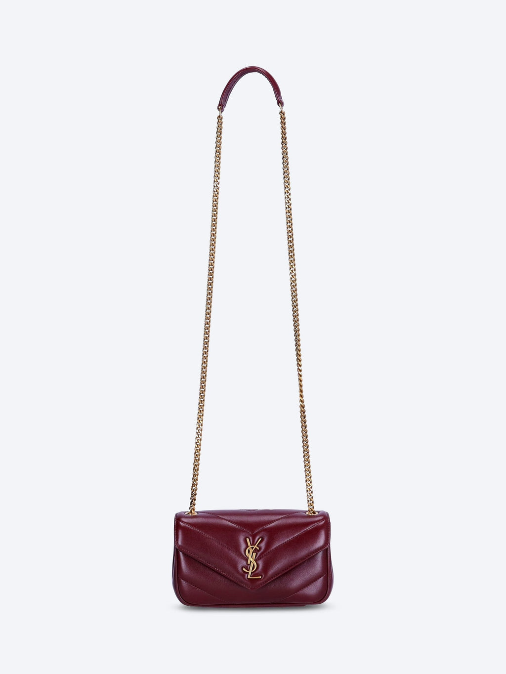 Lambskin Loulou Mini Bag Saint laurent оригінал – Купити в Україні – вид ззаду