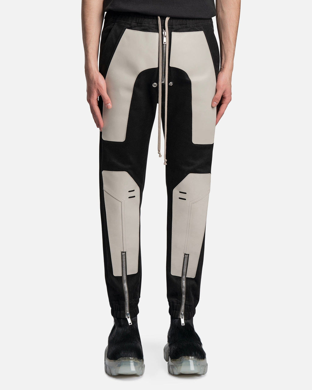 Оригінальна Larry Cargo Joggers In Black Rick owens – боковий вид