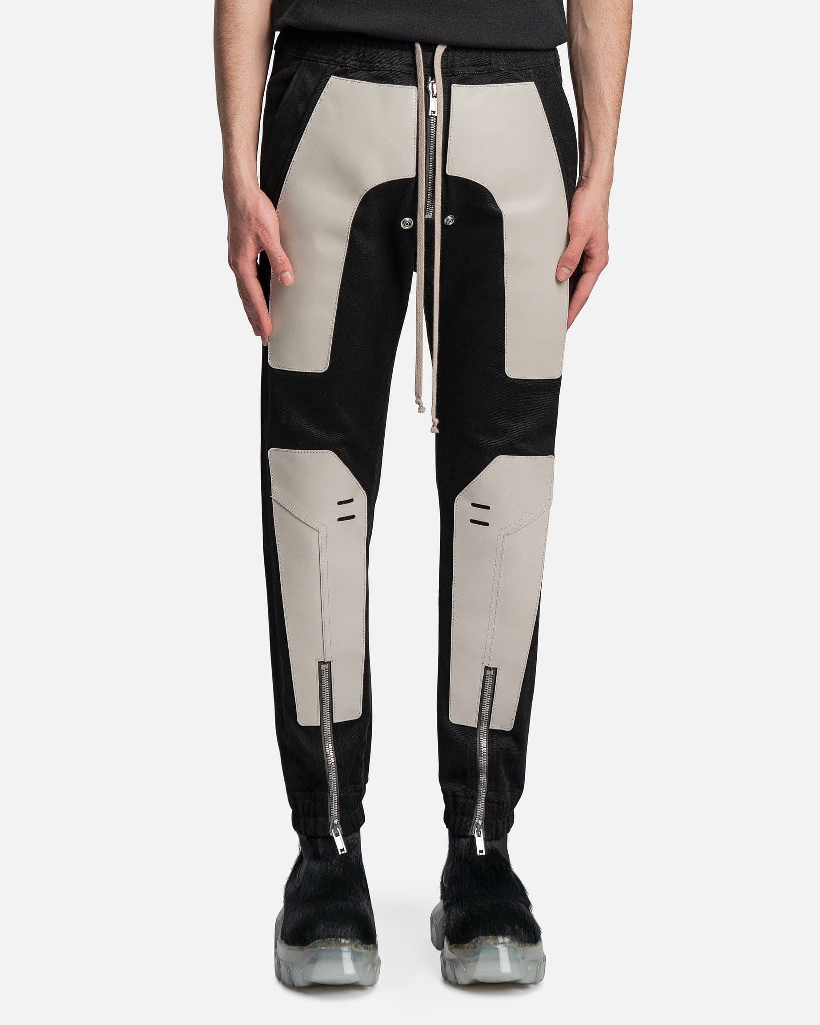 Оригінальна Larry Cargo Joggers In Black Rick owens – боковий вид