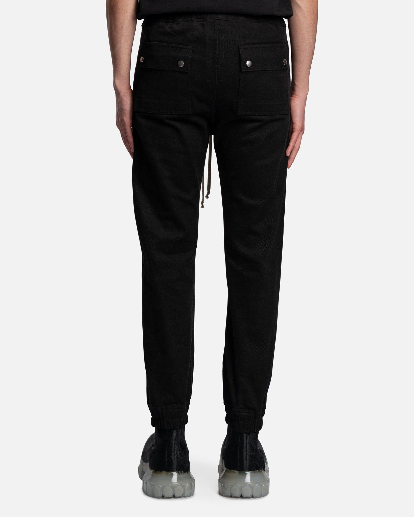 Оригінальна Larry Cargo Joggers In Black Rick owens – детальний вид