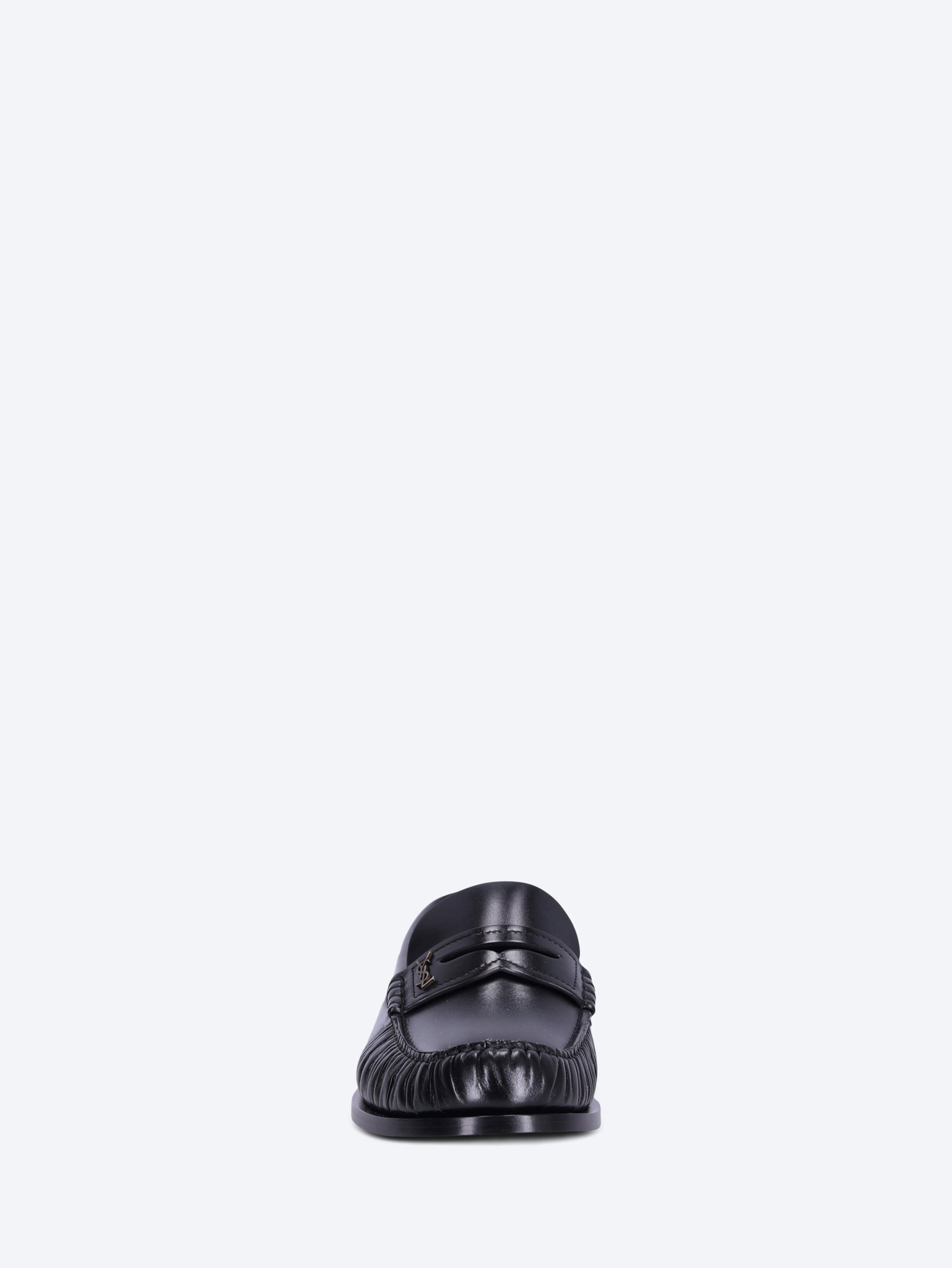 Laurent Smooth Leather Loafers Saint laurent – Гарантія оригінальності – детальний вид