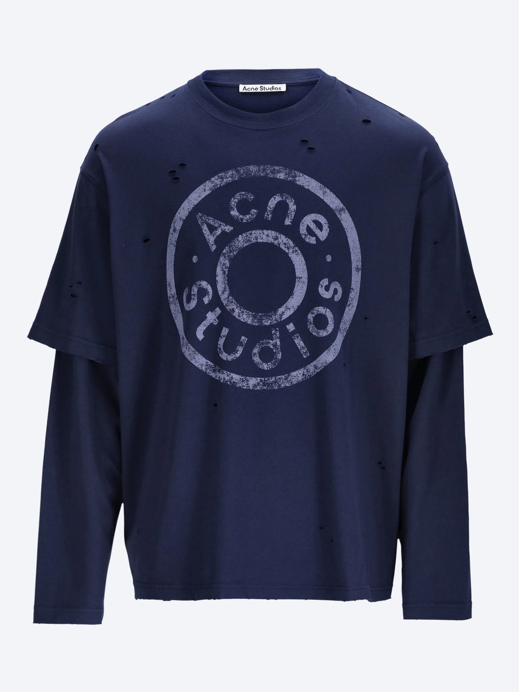 Layered Logo T-Shirt Acne studios оригінал – Купити в Україні – боковий вид