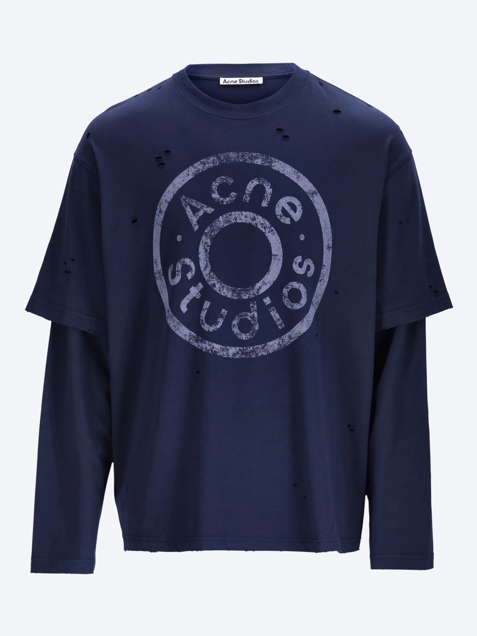 Layered Logo T-Shirt Acne studios оригінал – Купити в Україні – боковий вид