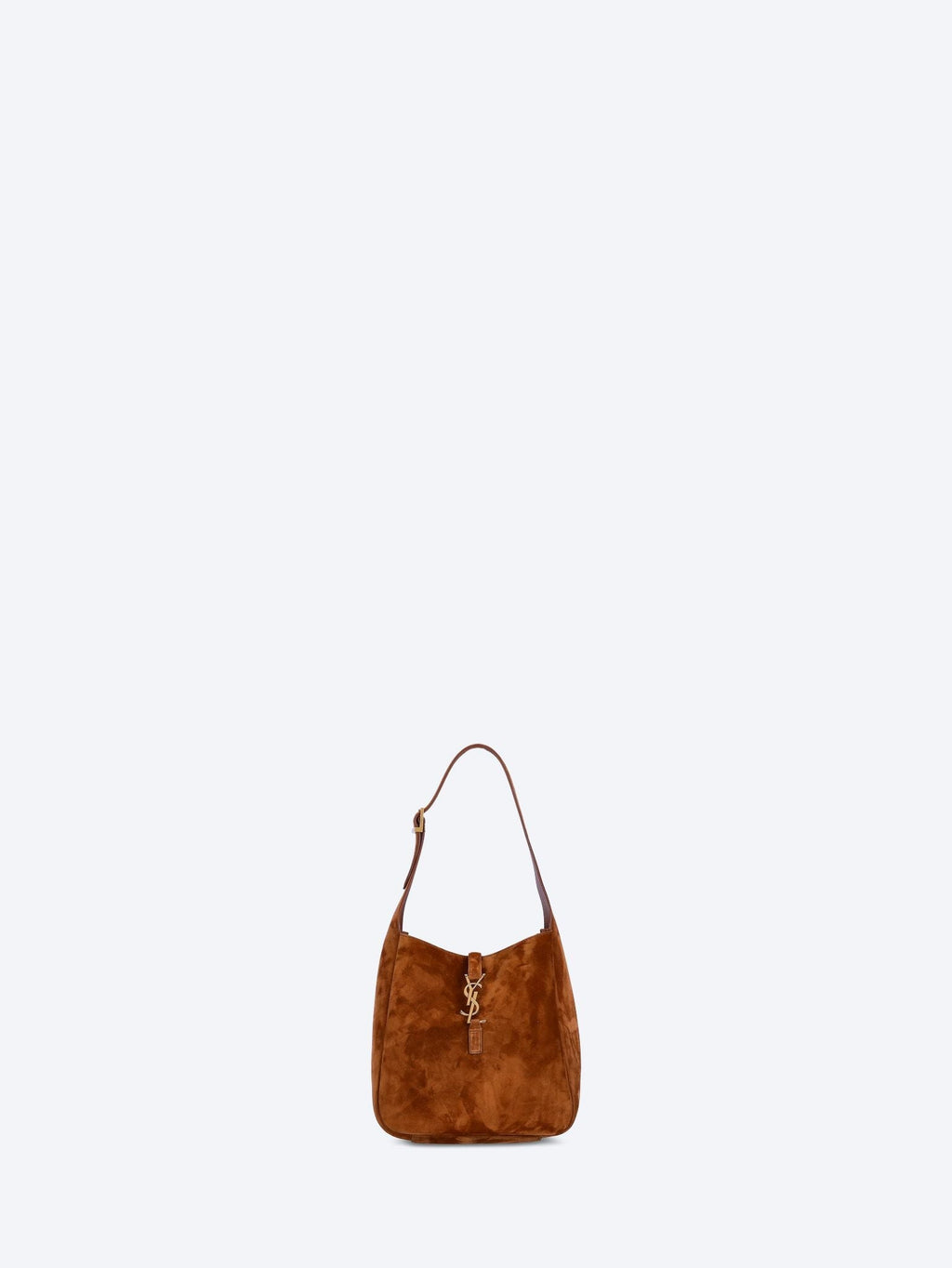 Le 5 A 7 Supple Small Suede Shoulder Bag Saint laurent – Гарантія оригінальності – боковий вид