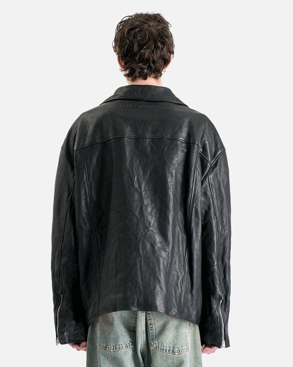 Leather Biker Jacket In Black Acne studios оригінал – Купити в Україні – детальний вид