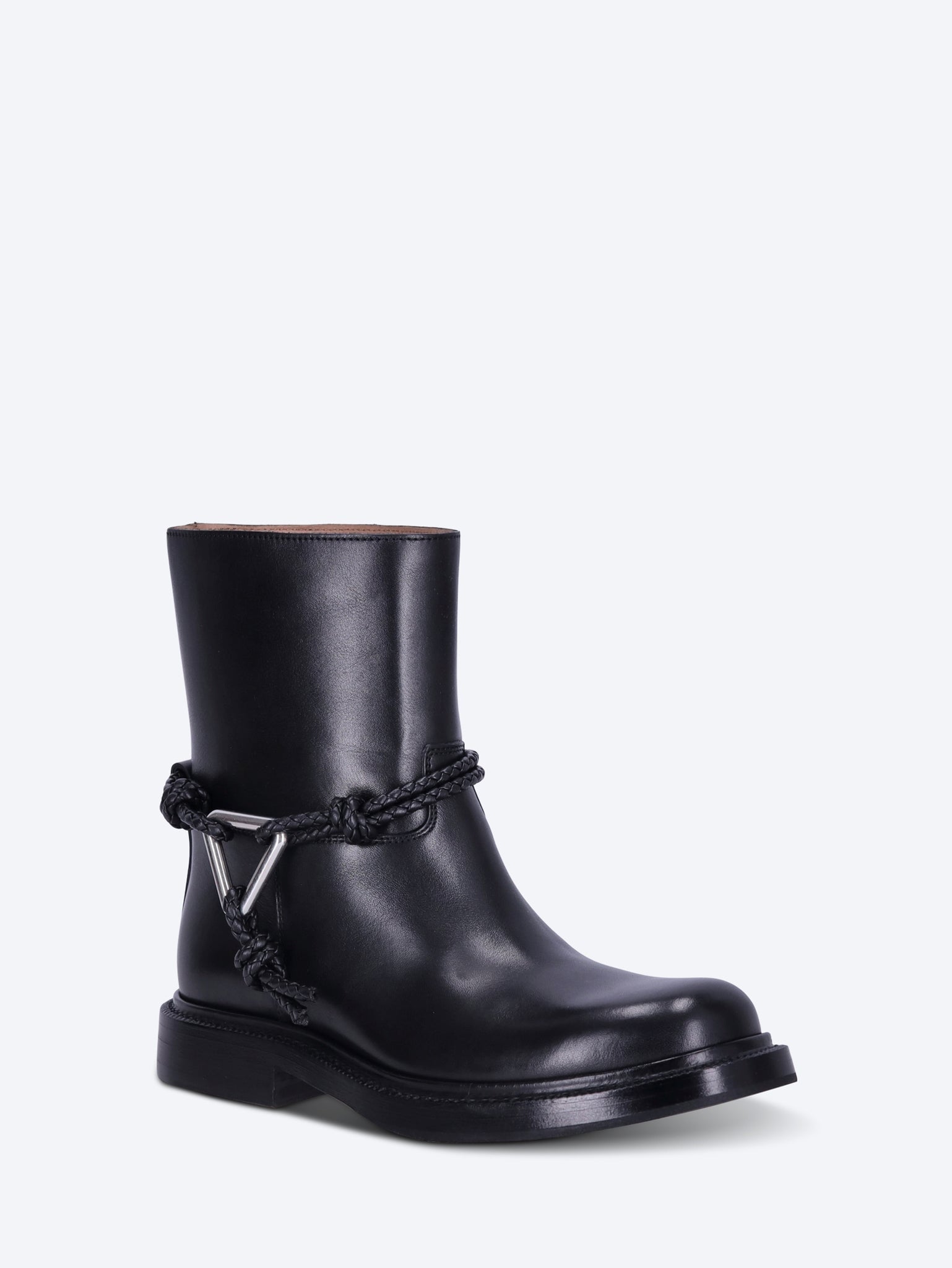 Оригінальна Leather Boots Bottega veneta – вид ззаду