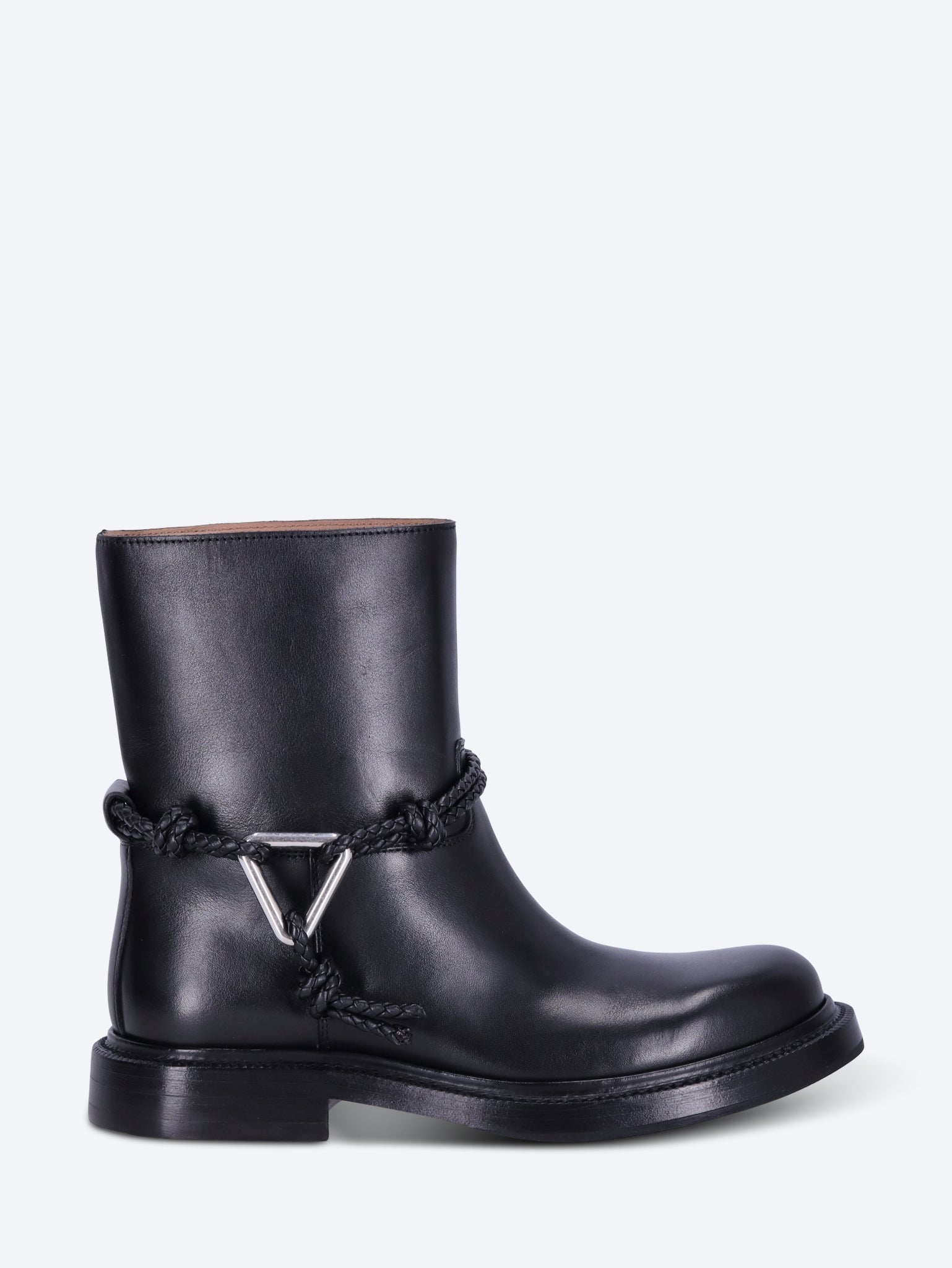 Оригінальна Leather Boots Bottega veneta – боковий вид