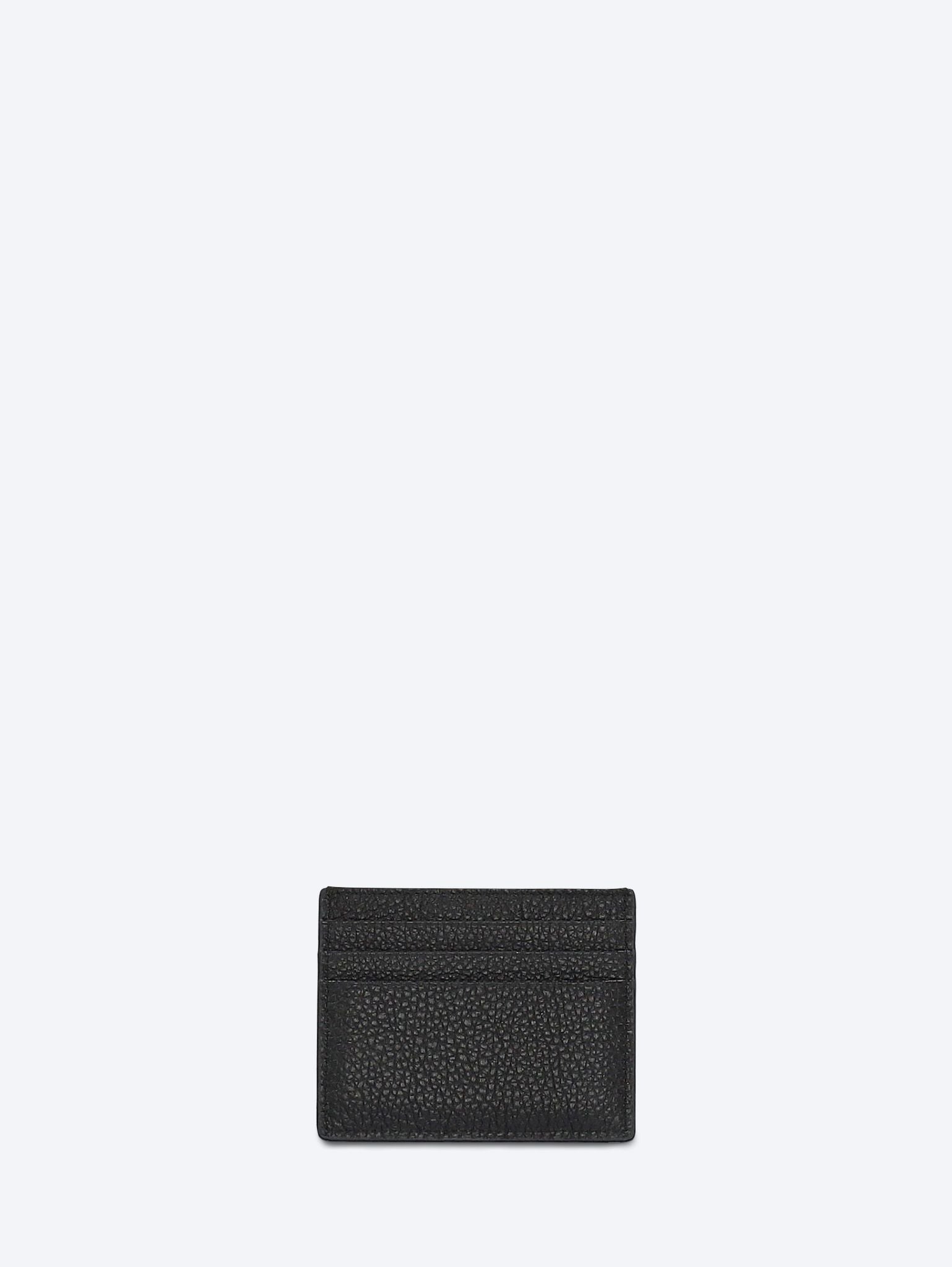 Оригінальна Leather Credit Card Holder Prada – вид ззаду