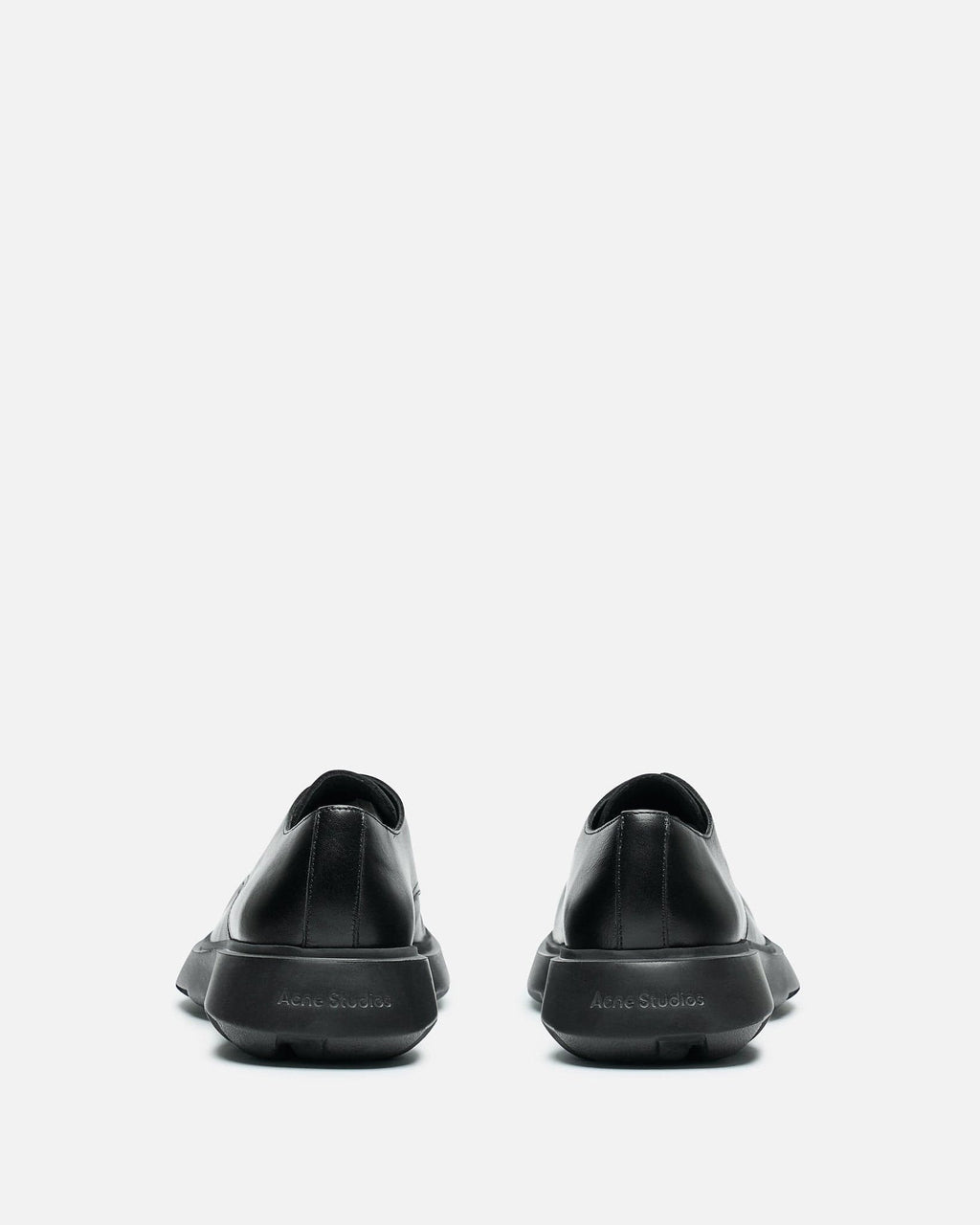 Leather Lace-Up Shoes In Black Acne studios – Гарантія оригінальності – збільшений вид