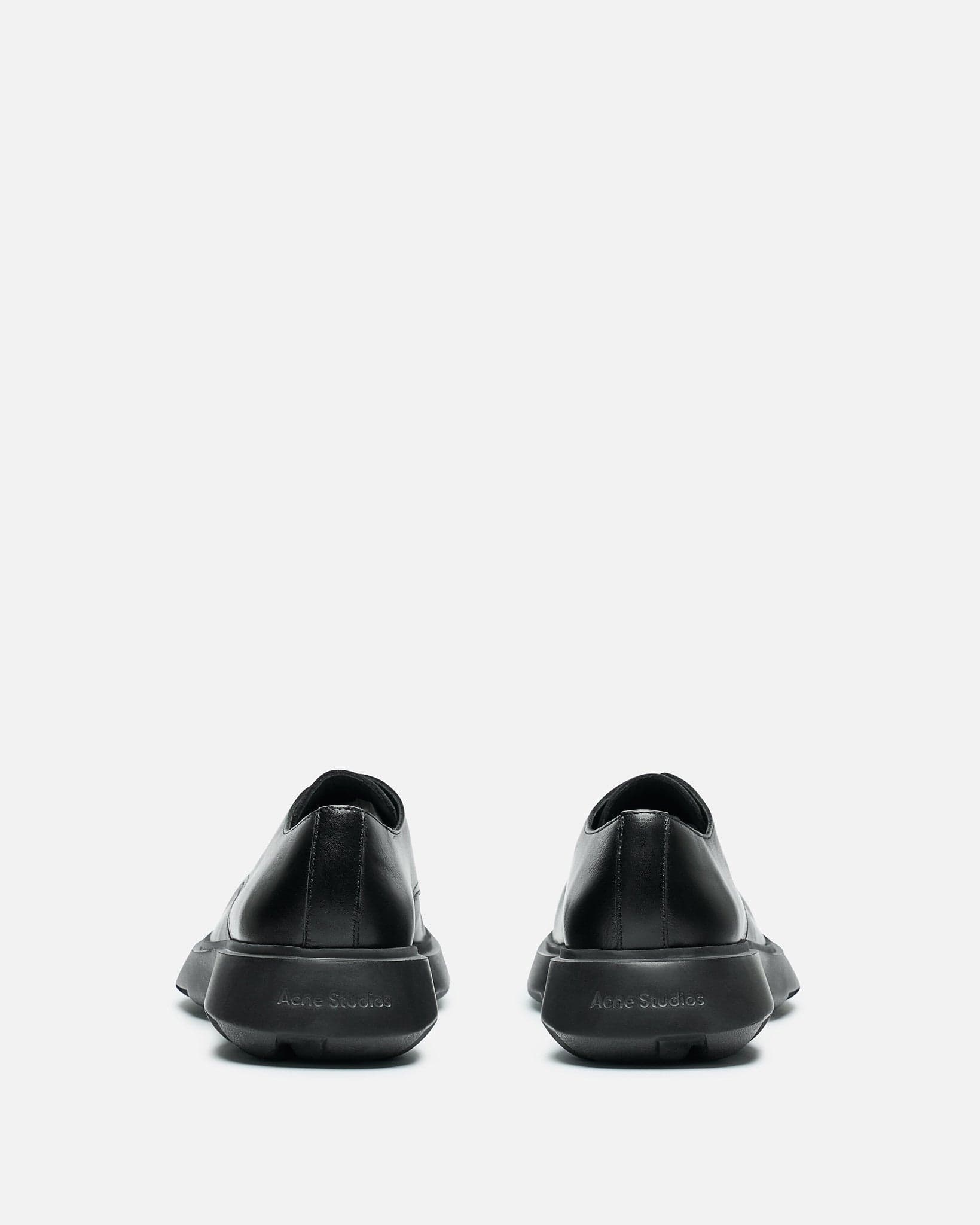 Leather Lace-Up Shoes In Black Acne studios – Гарантія оригінальності – збільшений вид