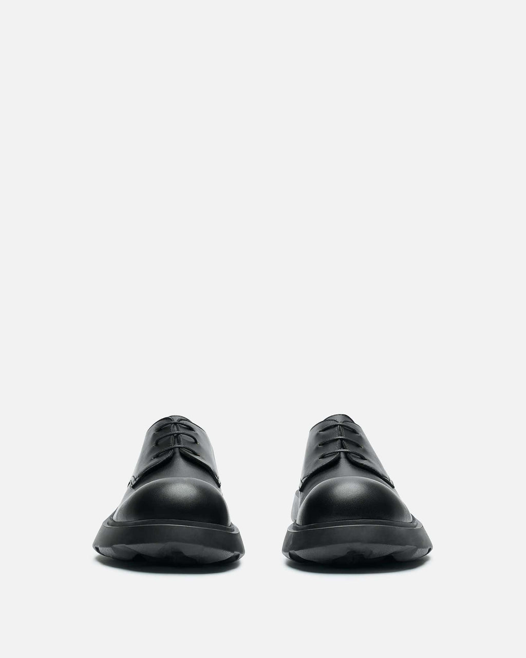 Leather Lace-Up Shoes In Black Acne studios – Гарантія оригінальності – детальний вид