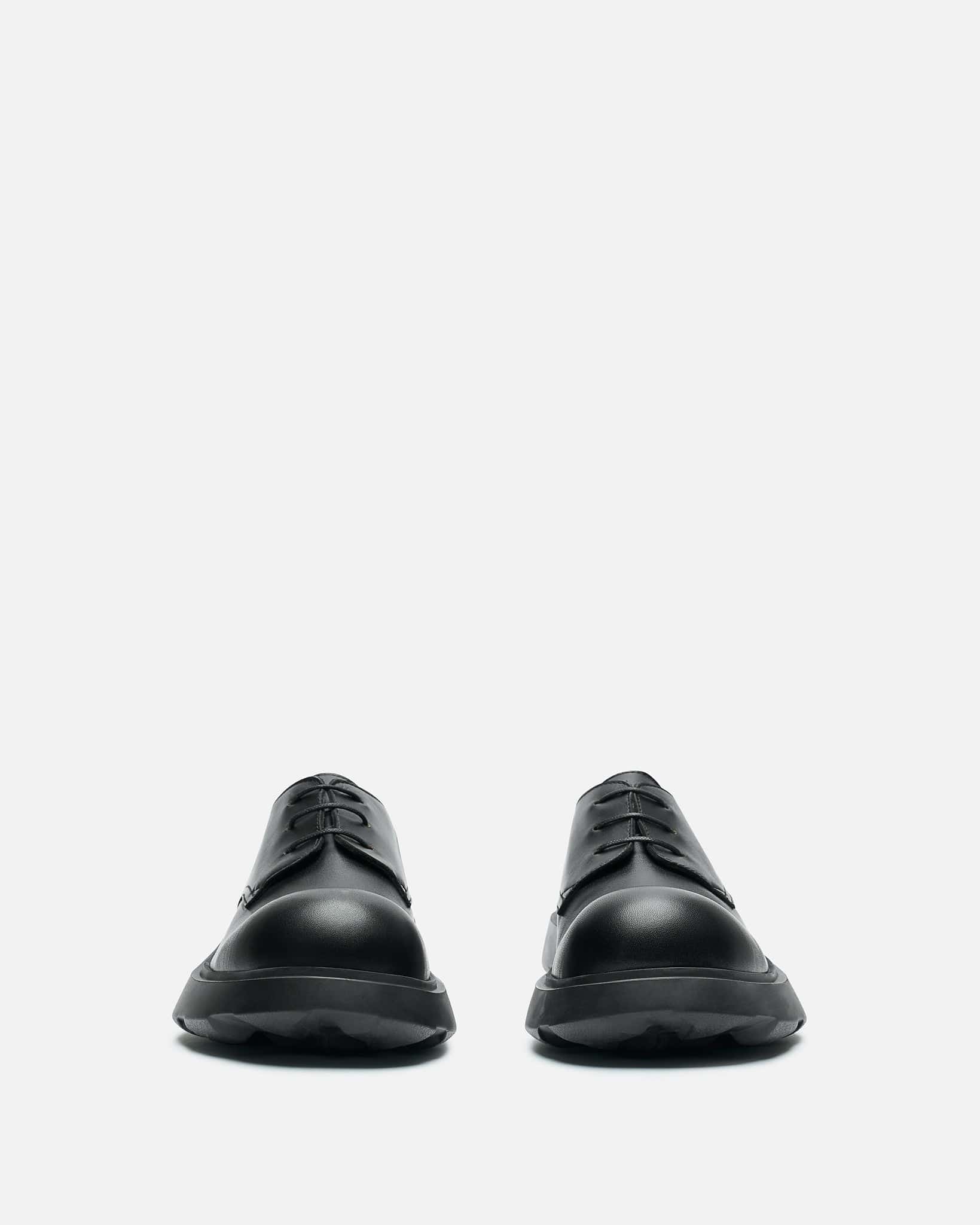 Leather Lace-Up Shoes In Black Acne studios – Гарантія оригінальності – детальний вид