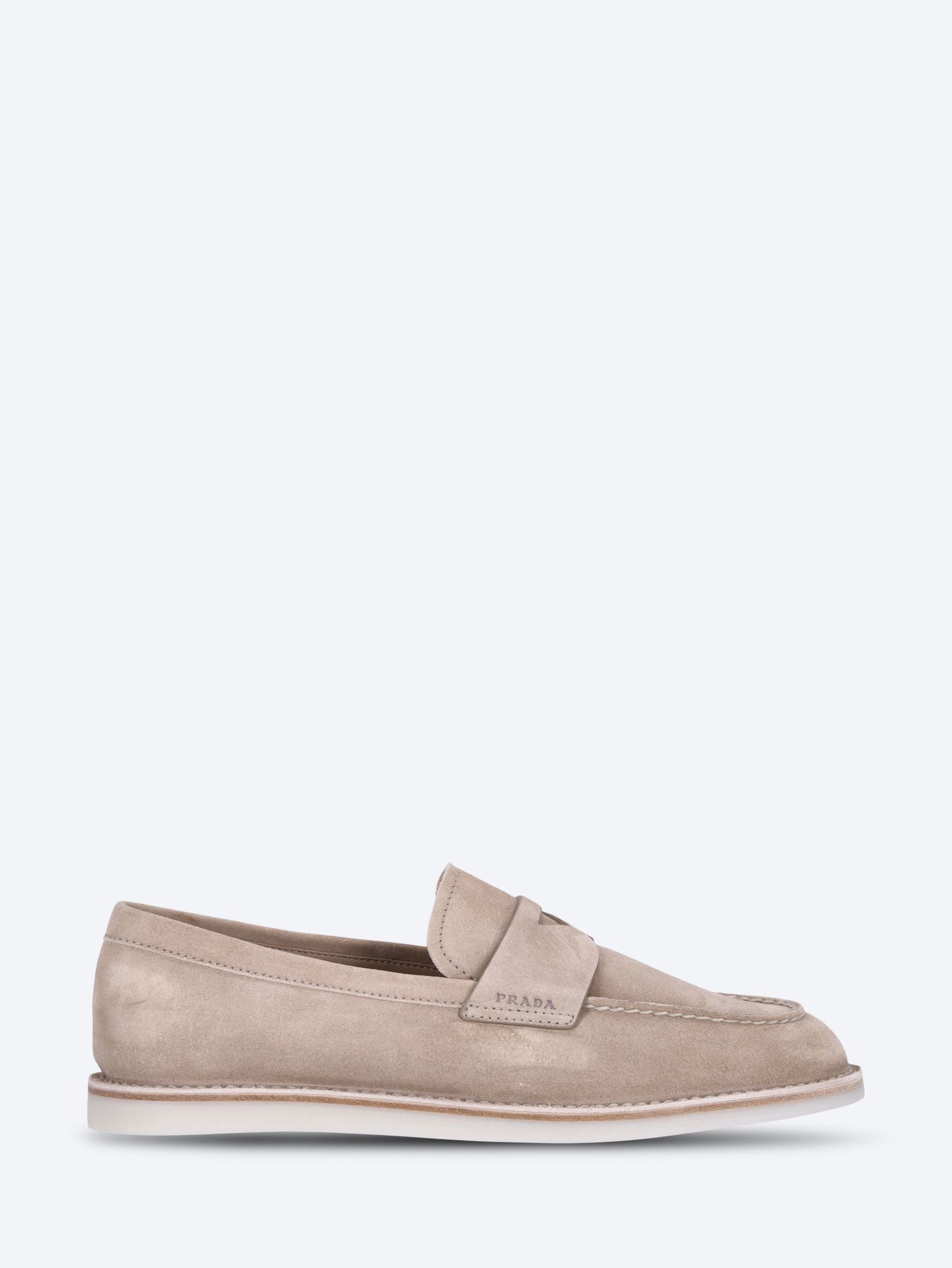 Leather Loafers Prada – Гарантія оригінальності – боковий вид