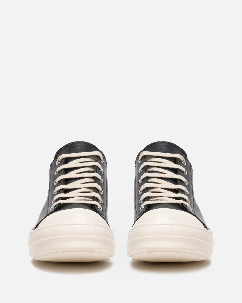 Leather Low Ramones In Black Rick owens оригінал – Купити в Україні – збільшений вид