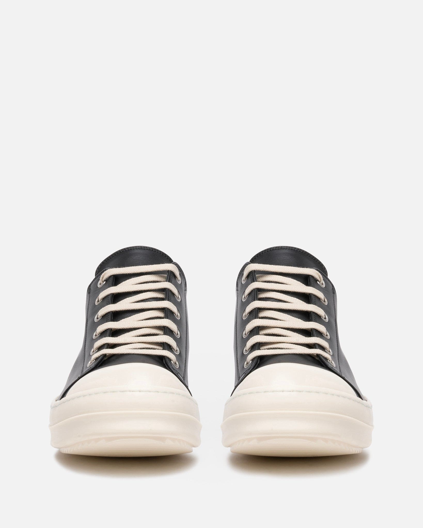 Leather Low Ramones In Black Rick owens оригінал – Купити в Україні – збільшений вид
