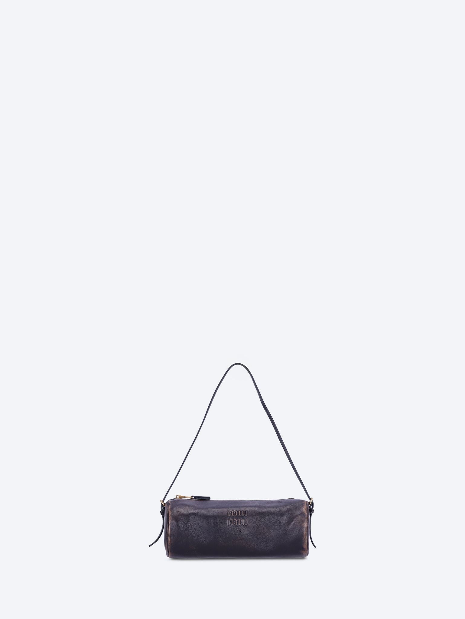 Leather Nappa Old Handbag Miu miu оригінал – Купити в Україні – боковий вид