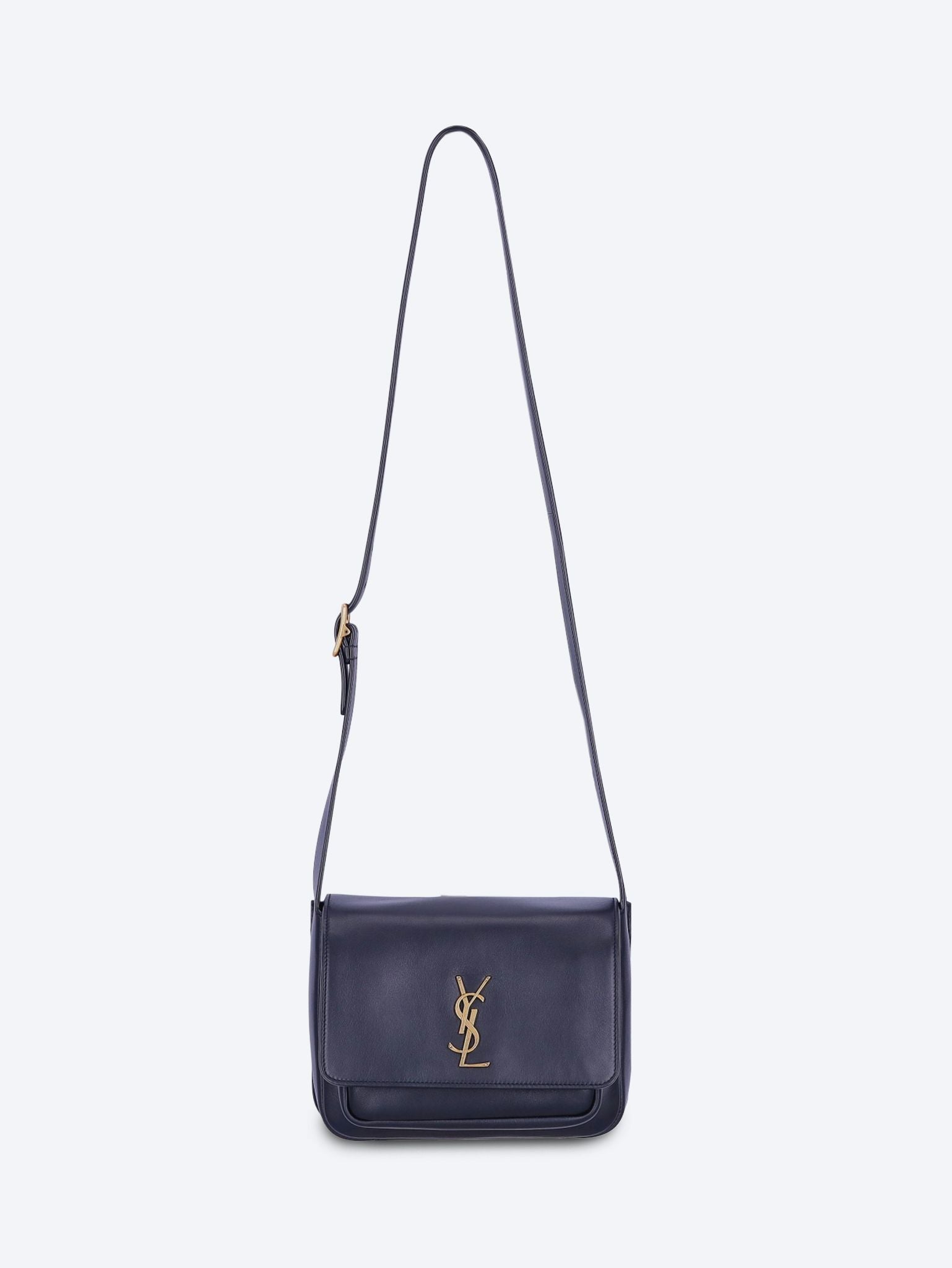 Оригінальна Leather Niki Satchel Bag Saint laurent – боковий вид