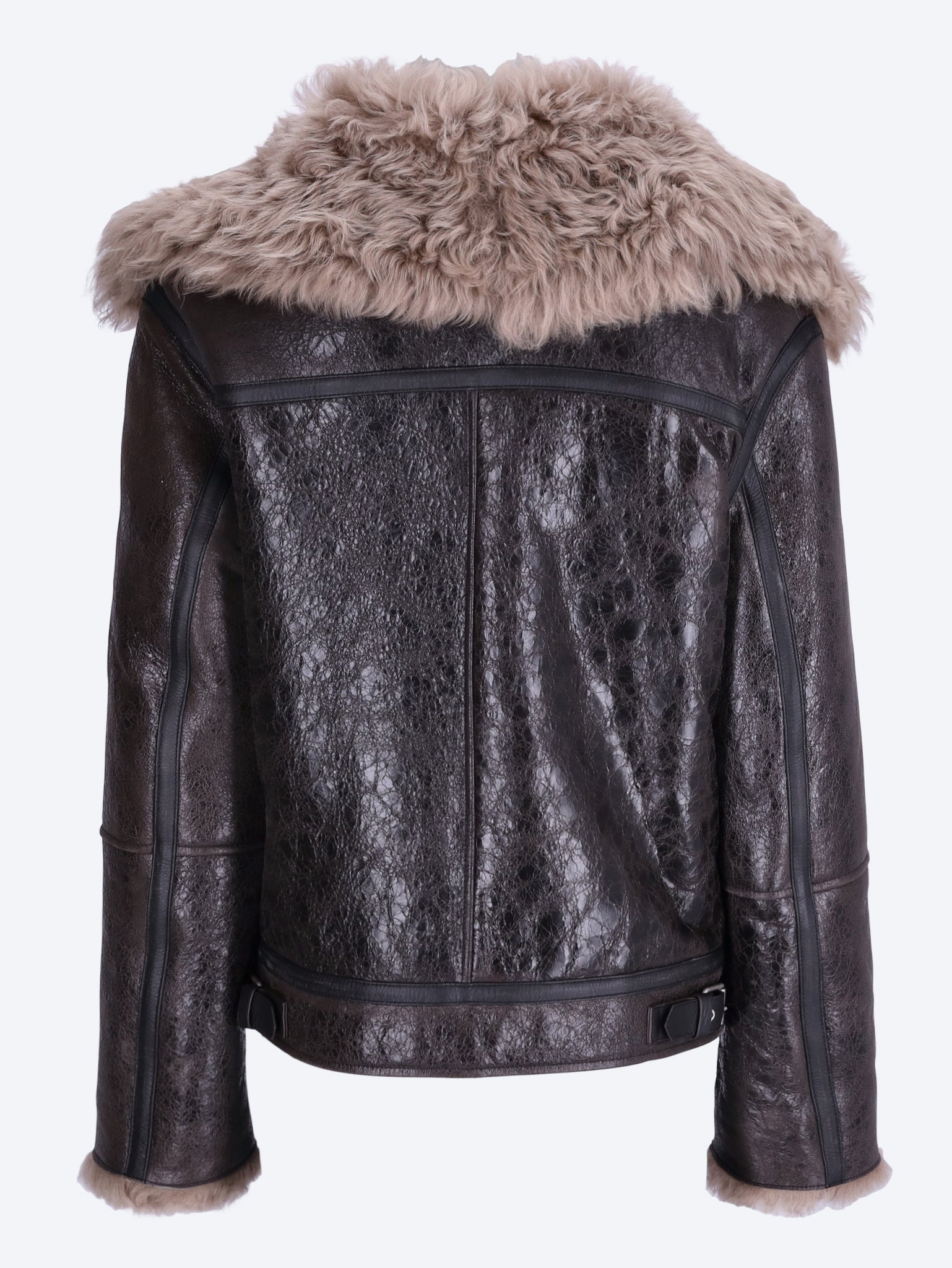 Leather Shearling Jacket Acne studios – Гарантія оригінальності – детальний вид